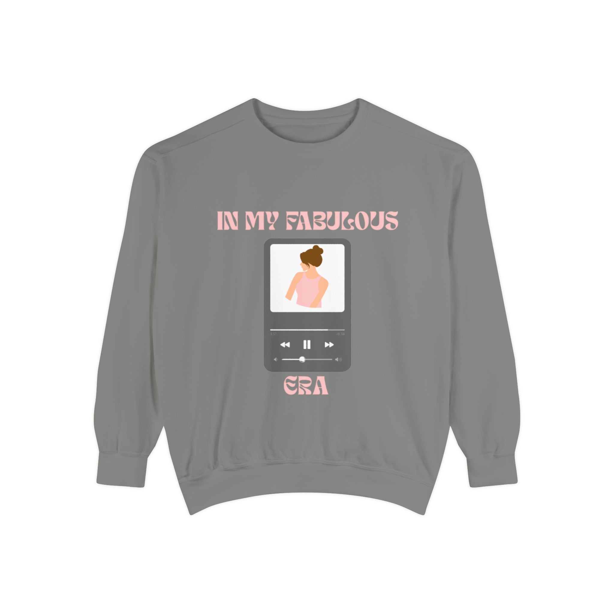Fabulous Era Sweatshirt — "In My Fabulous Era" Vintage Music Player Graphic