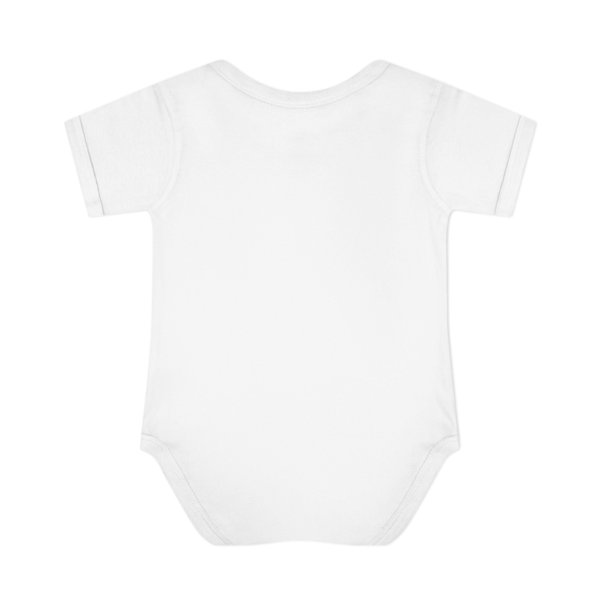 Jesus Loves Me Infant Rib One-Piece (Plain White)
