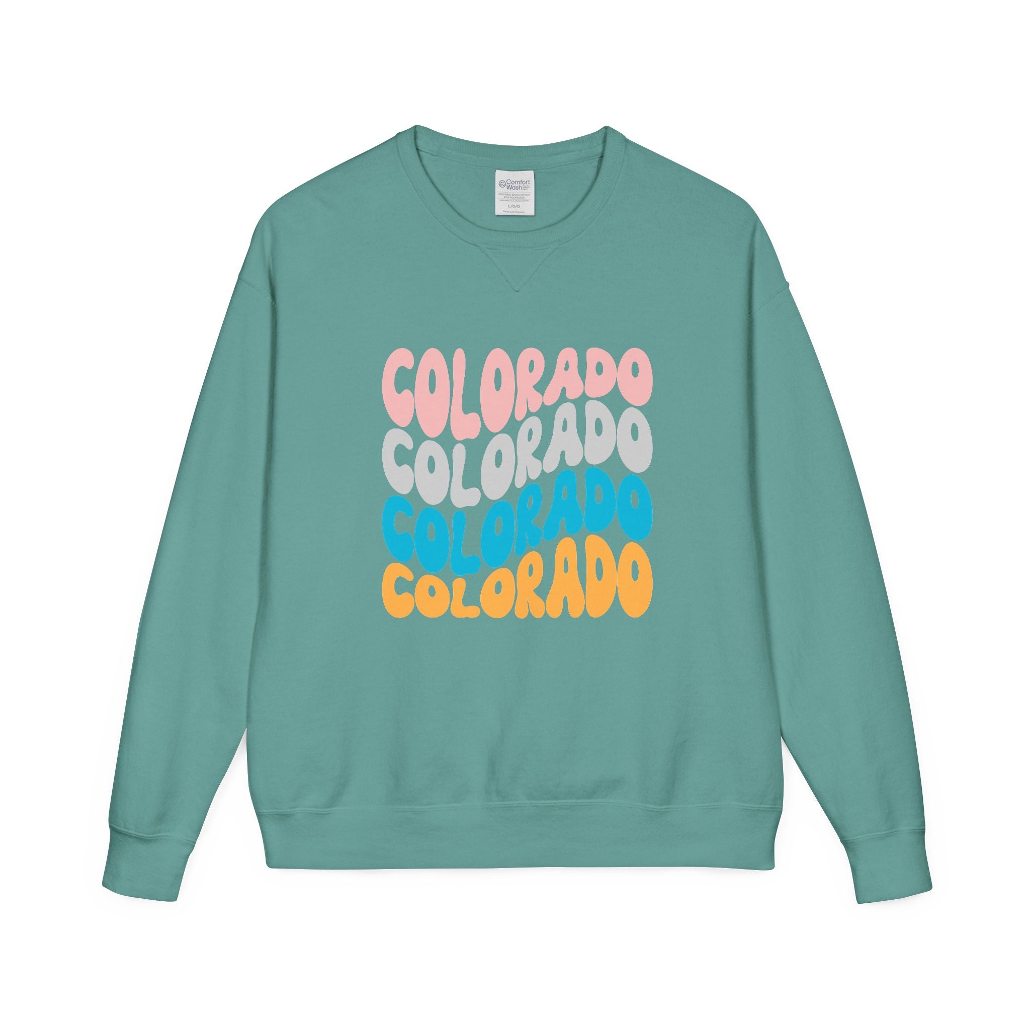 Colorado Retro Stack Crewneck Sweatshirt