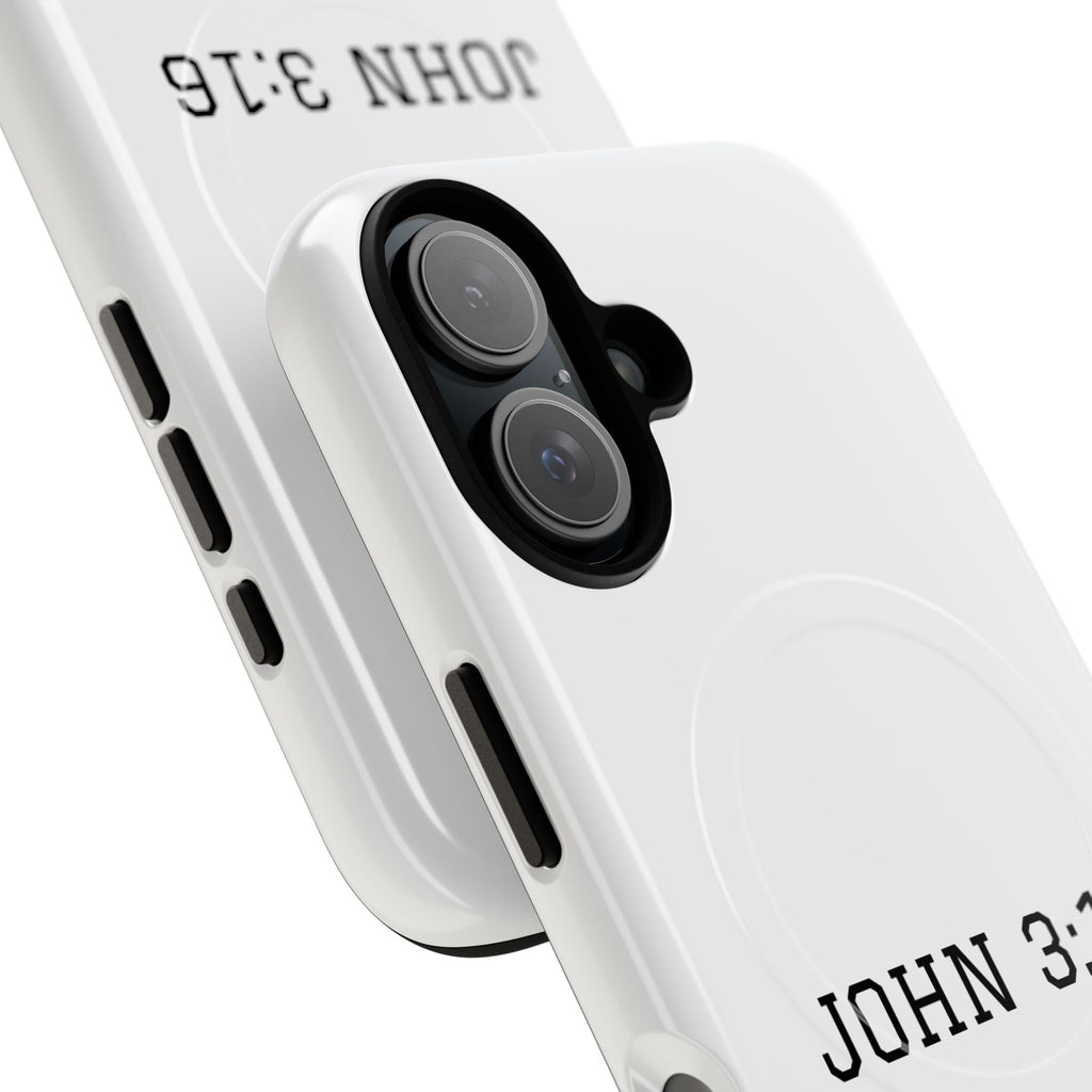 John 3:16 Tough Magnetic Phone Case Slim Protective Christian iPhone Cover