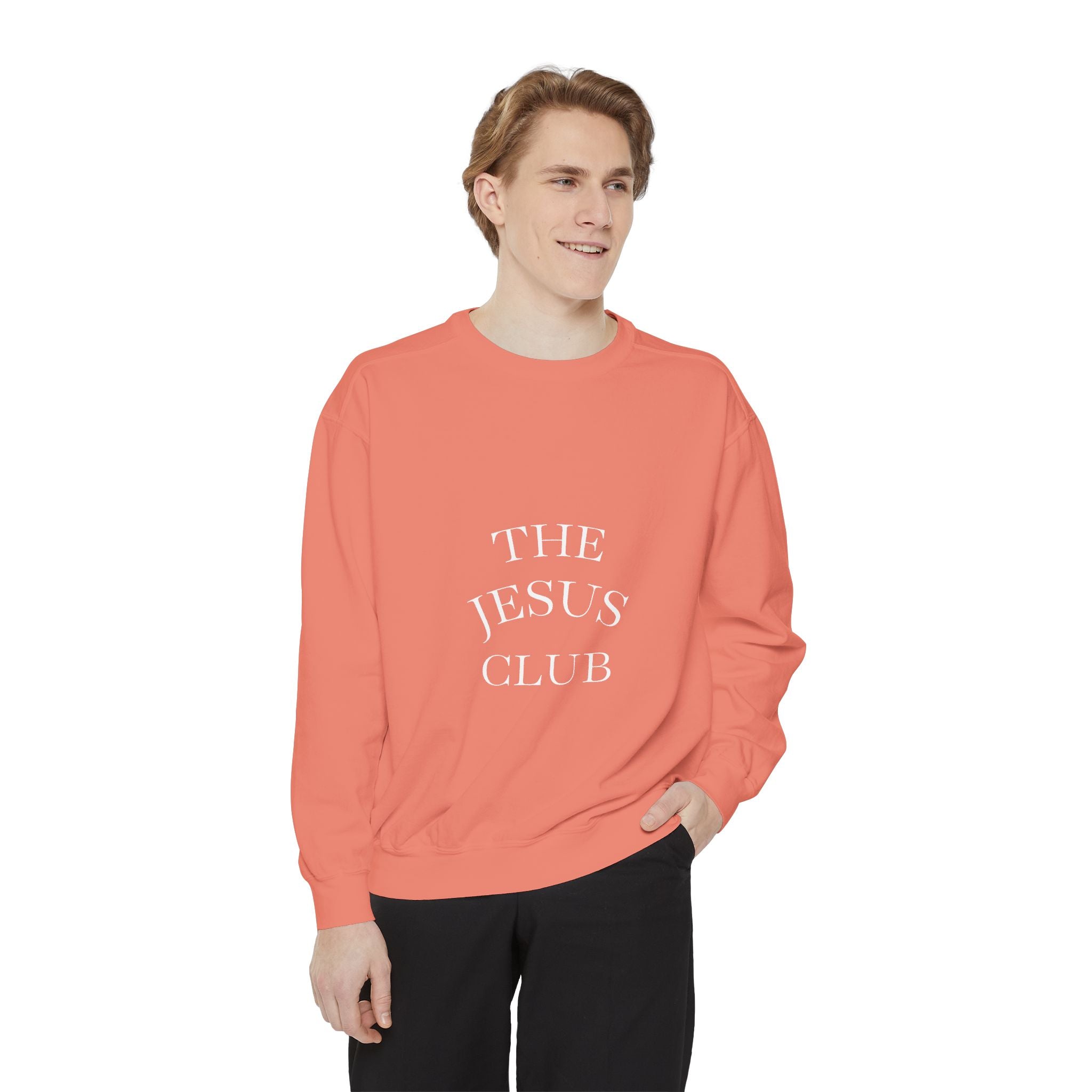 The Jesus Club Sweatshirt  Christian Faith Graphic Crewneck