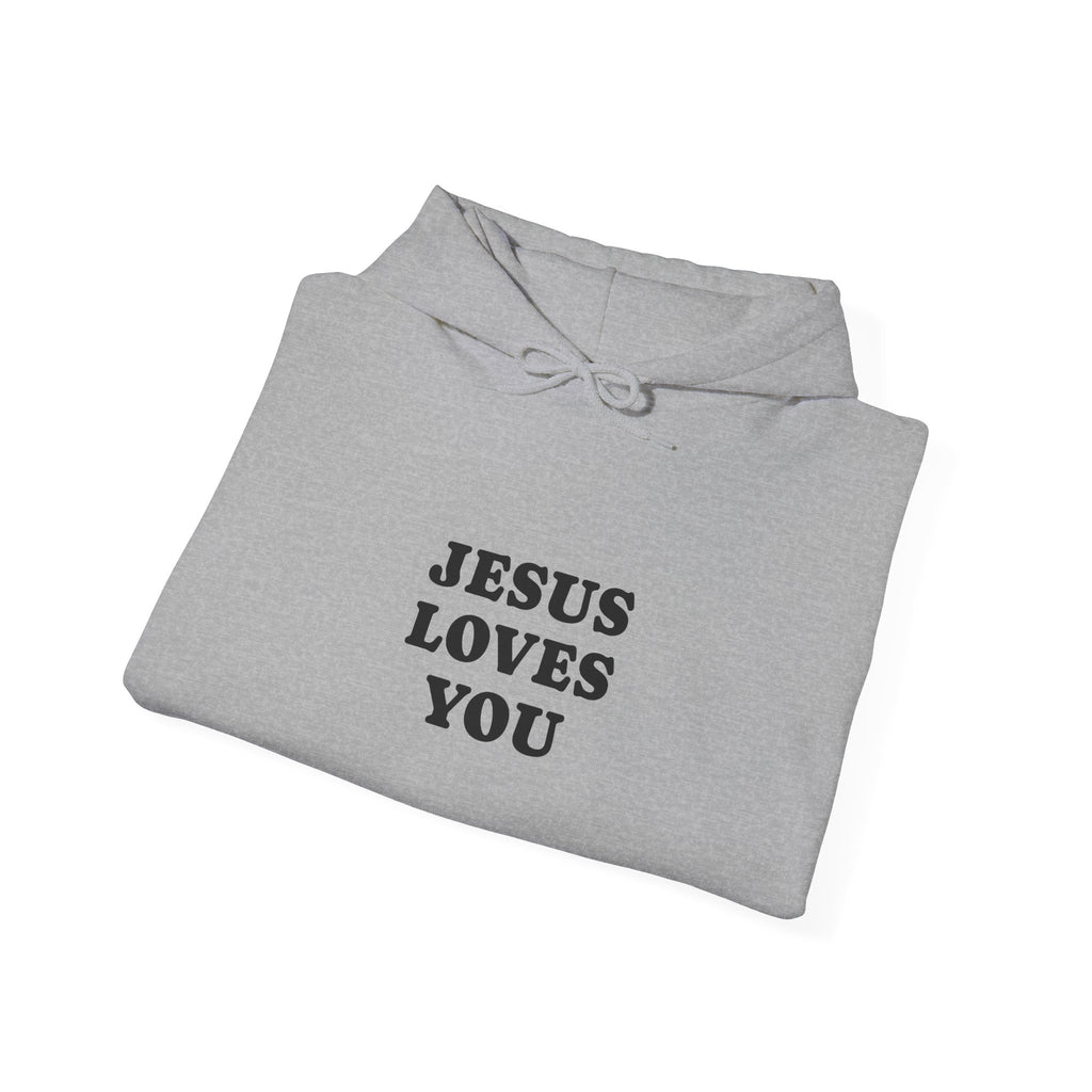 Jesus Loves You Hoodie  Faith-Inspired Christian Pullover