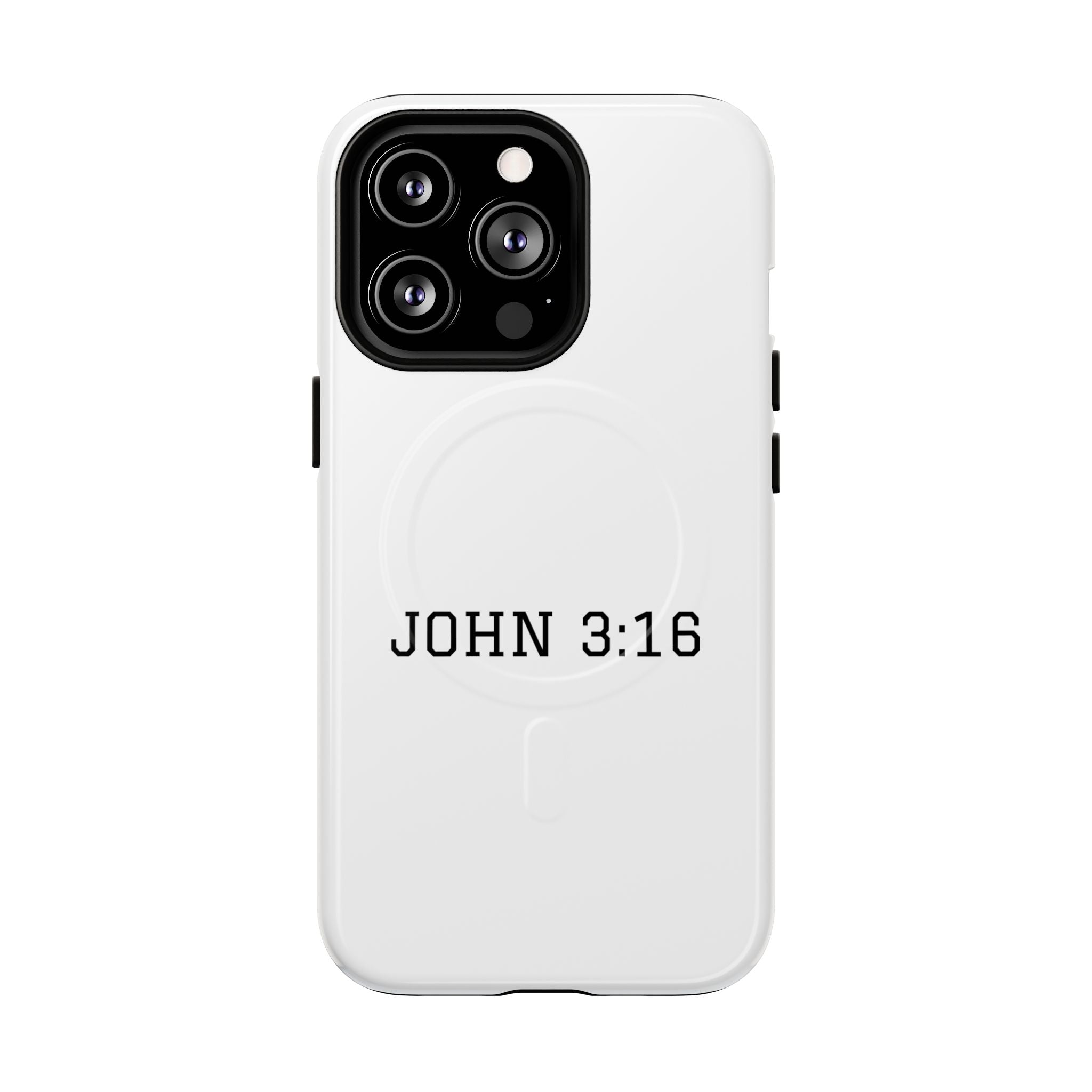 John 3:16 Tough Magnetic Phone Case Slim Protective Christian iPhone Cover
