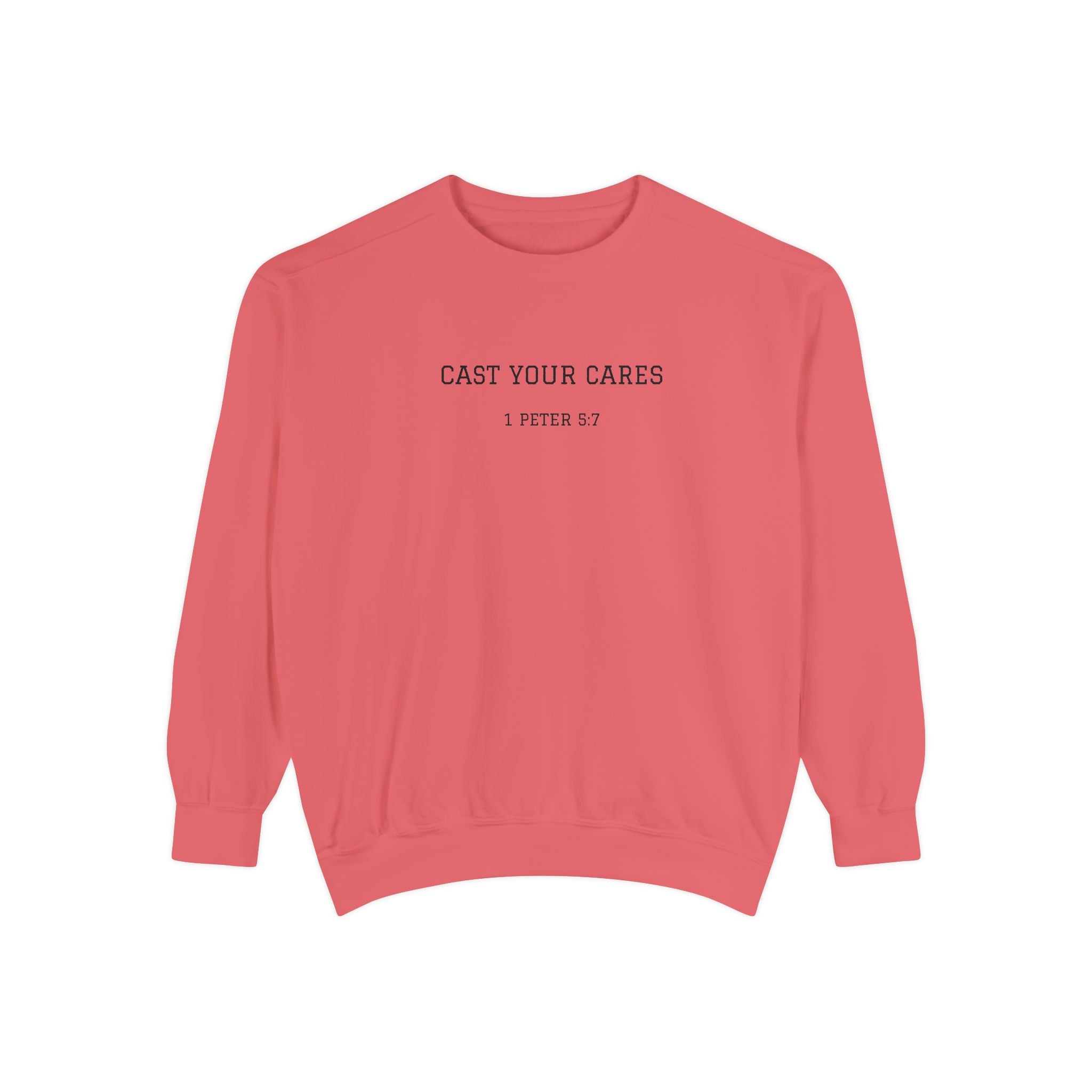 Cast Your Cares Sweatshirt — Comfort with Encouragement ]