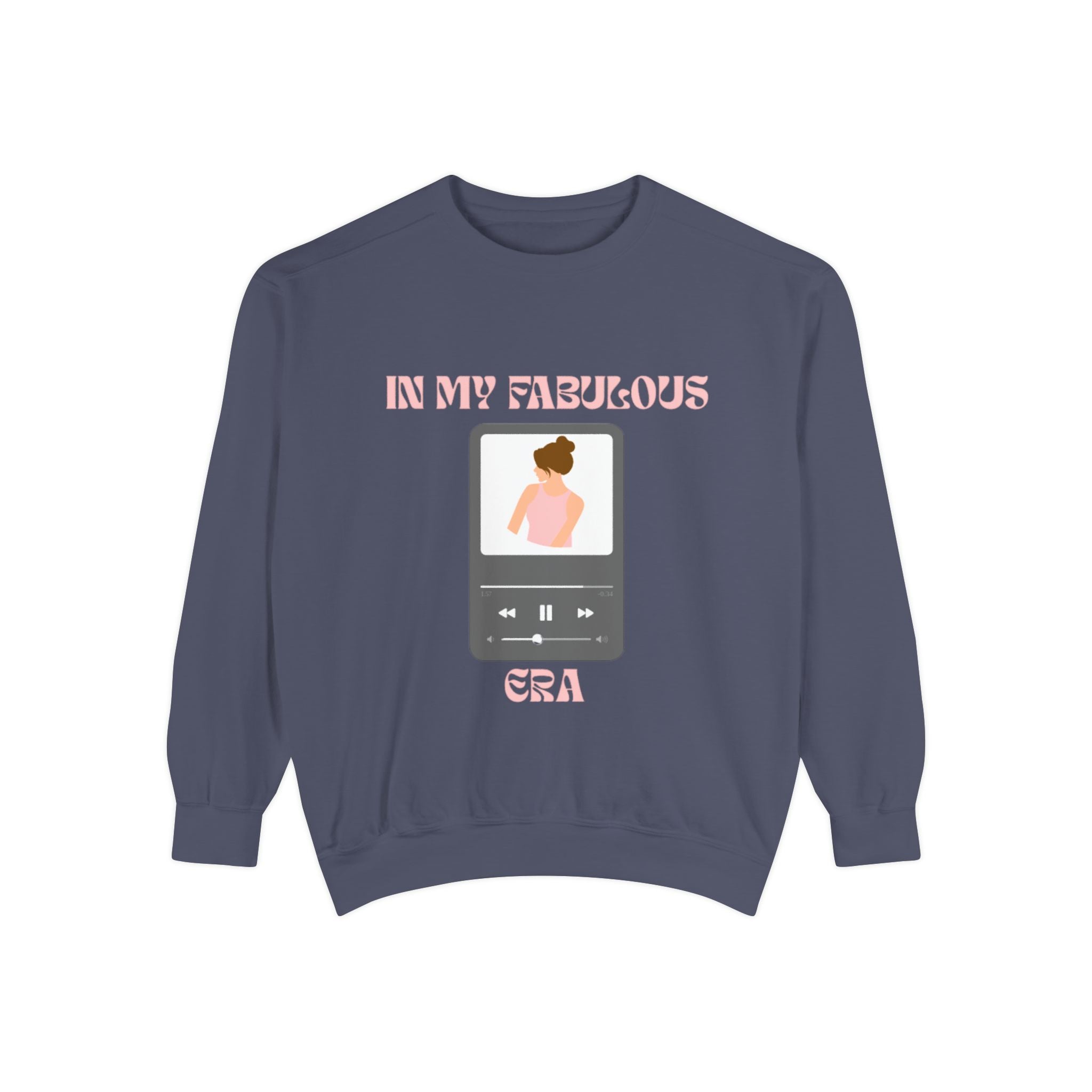 Fabulous Era Sweatshirt — "In My Fabulous Era" Vintage Music Player Graphic