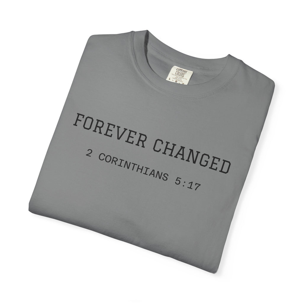 Forever Changed Men's T-Shirt — Minimalist Inspirational Graphic Tee