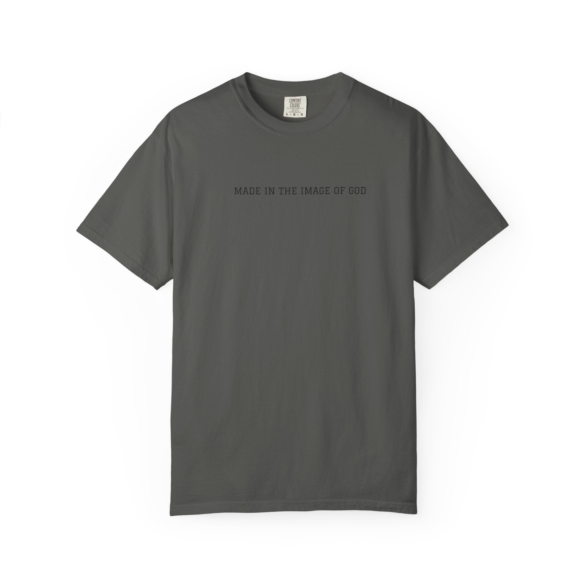 Made in the Image of God T-Shirt — Faith-Based Minimalist Christian Tee