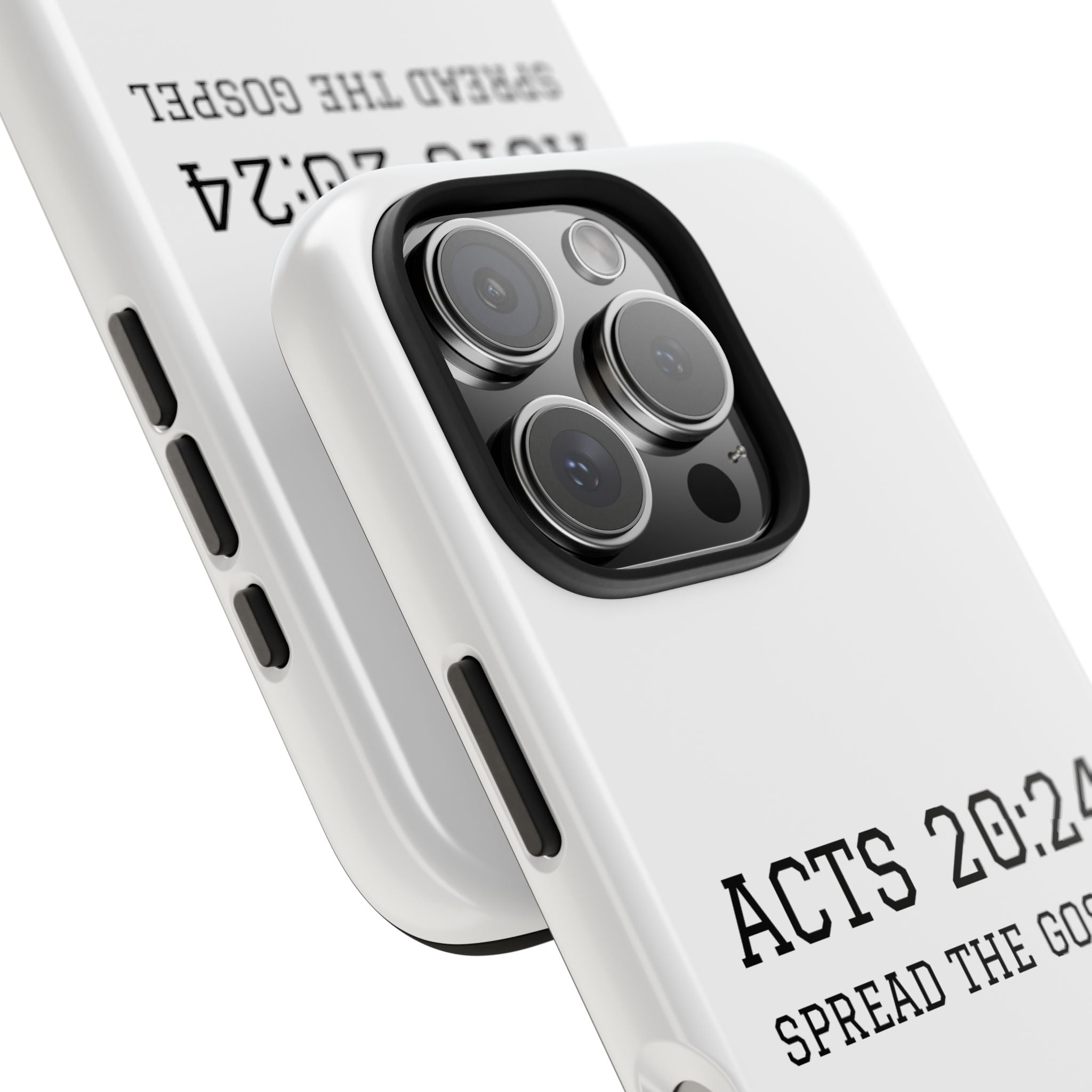 Acts 20:24 'Spread the Gospel' Tough Phone Case — Christian Scripture Protective Case