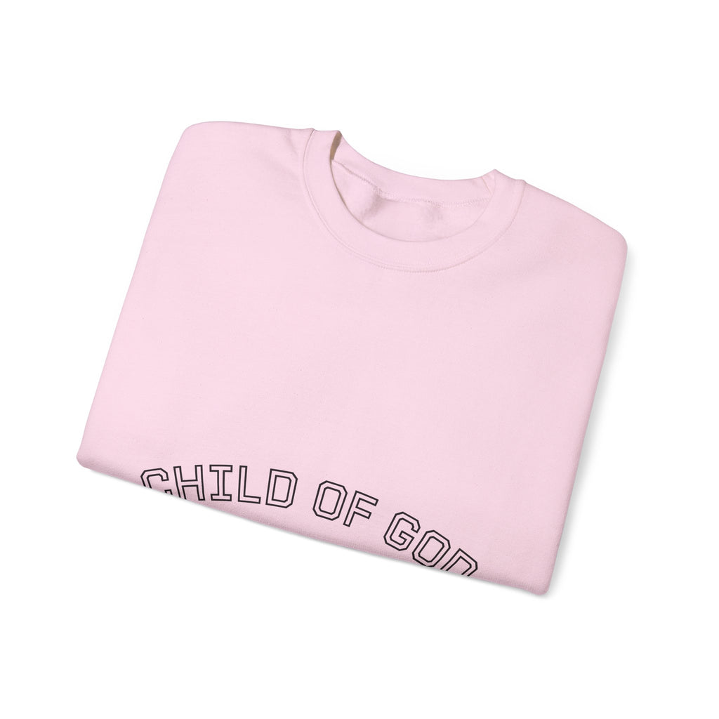 Child of God Crewneck Sweatshirt — Faith-Based Christian Pullover