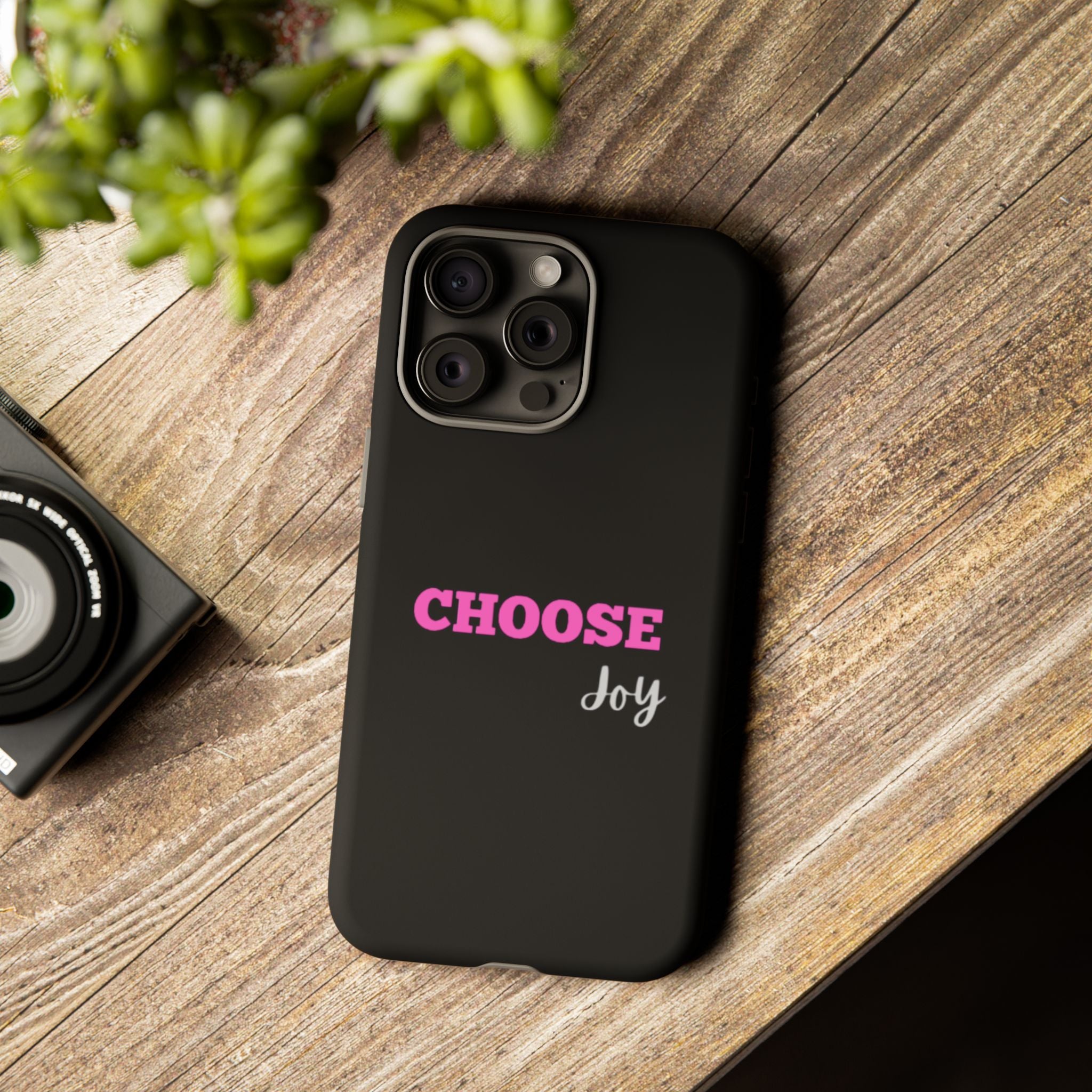 Choose Joy phone case | inspirational text iPhone case