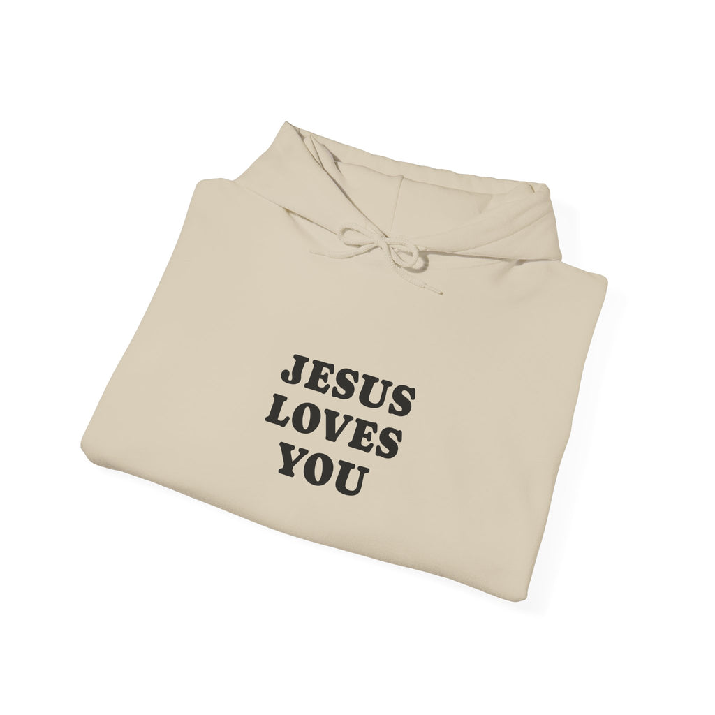 Jesus Loves You Hoodie  Faith-Inspired Christian Pullover