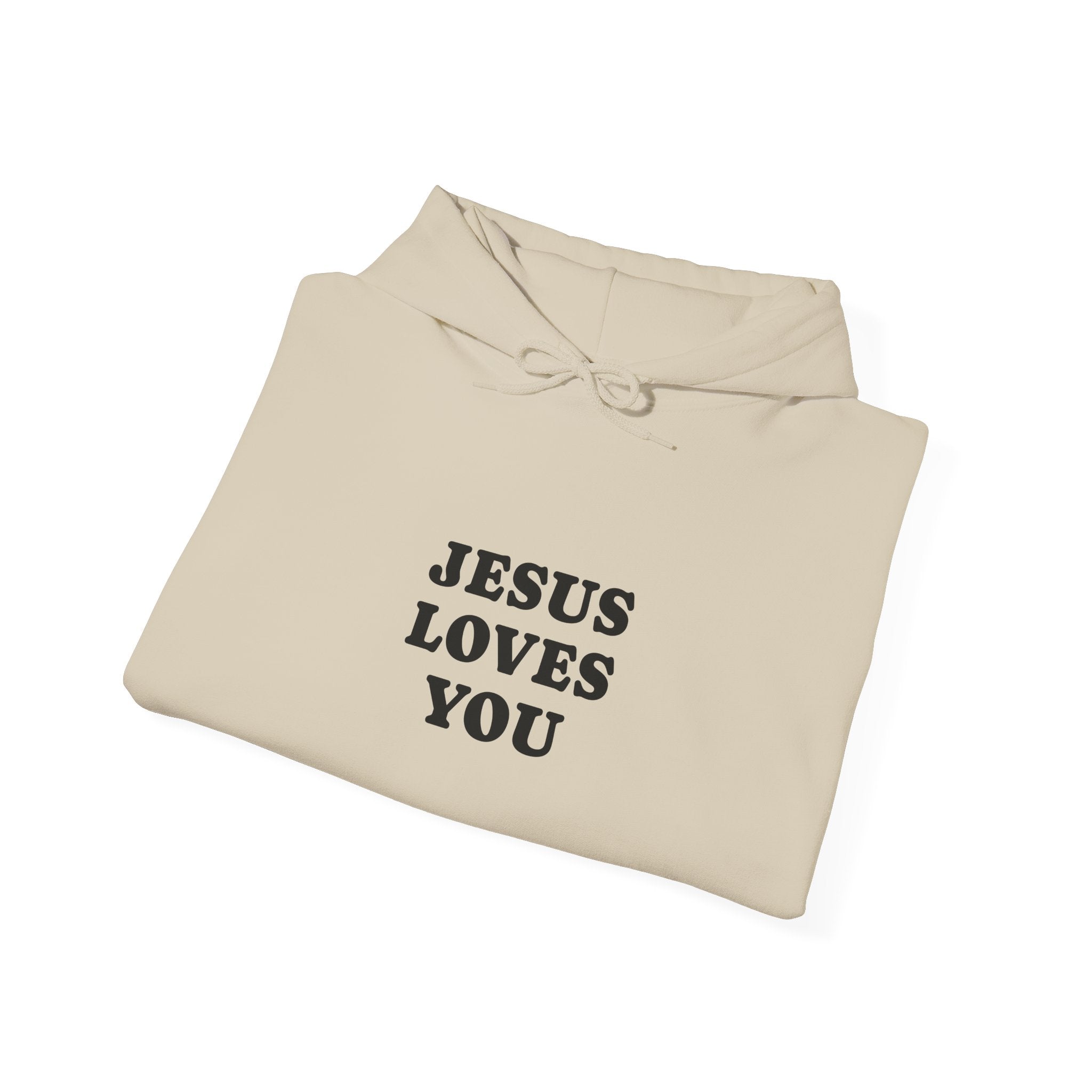 Jesus Loves You Hoodie  Faith-Inspired Christian Pullover