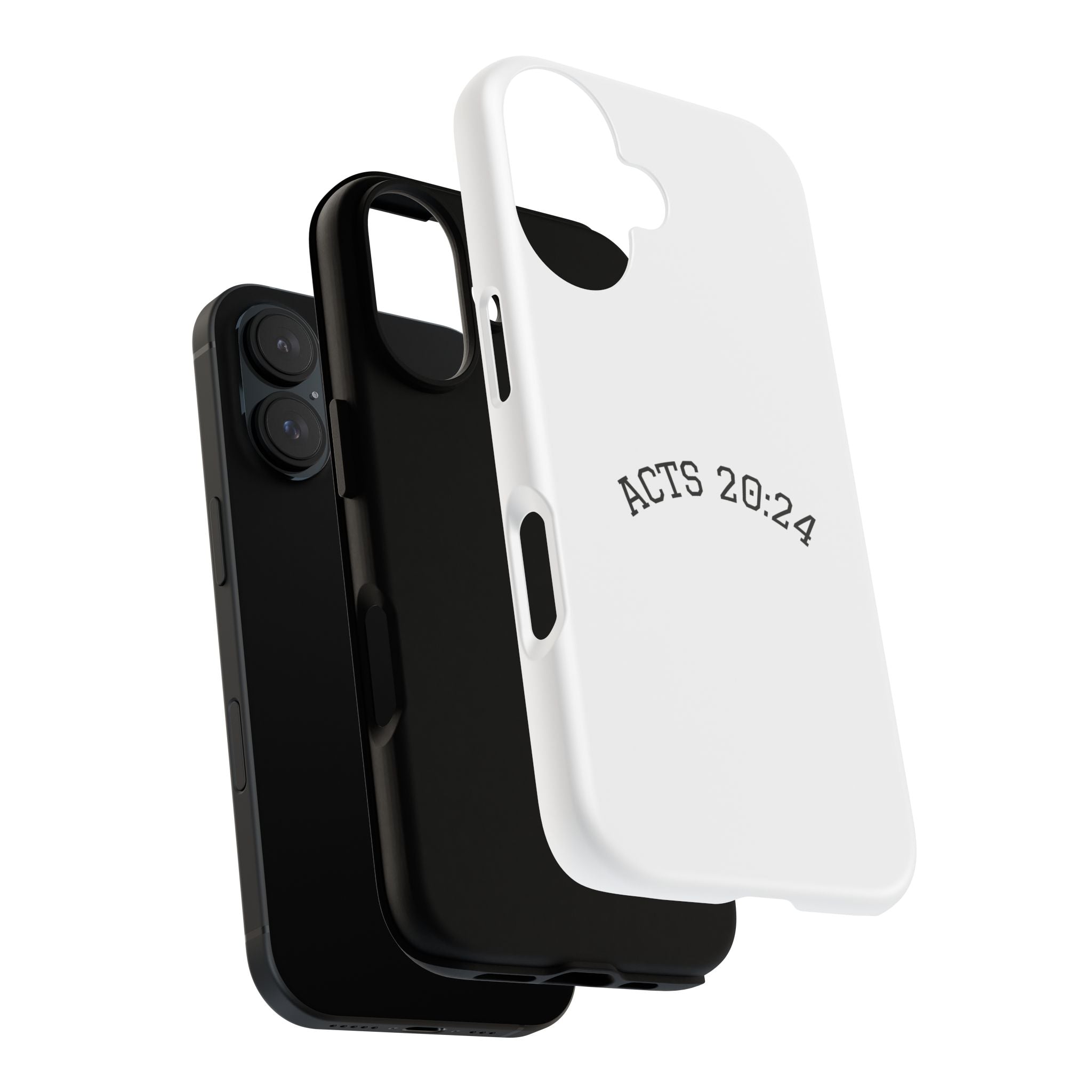 Acts 20:24 Phone Case — Minimal Christian Scripture Tough Case