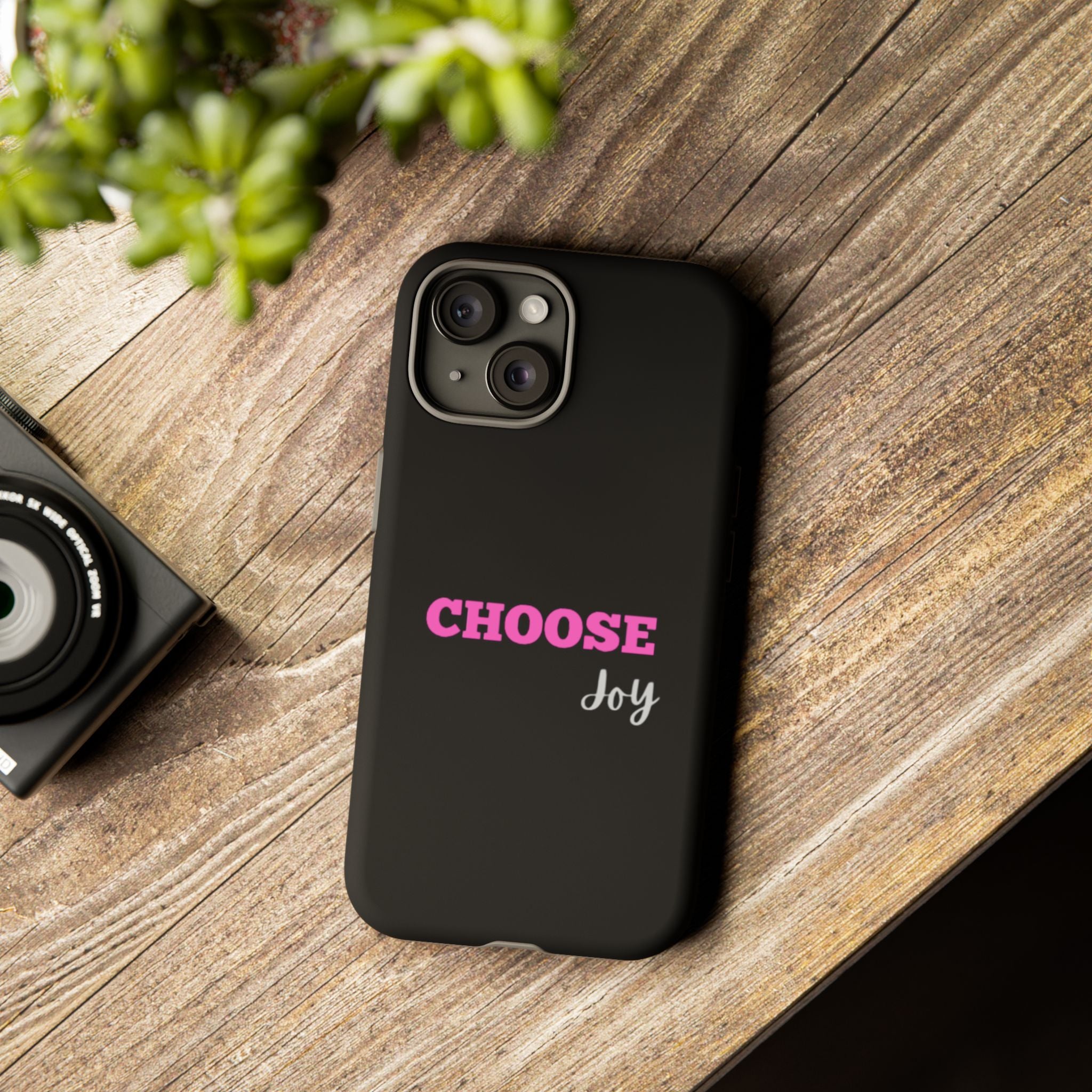 Choose Joy phone case | inspirational text iPhone case