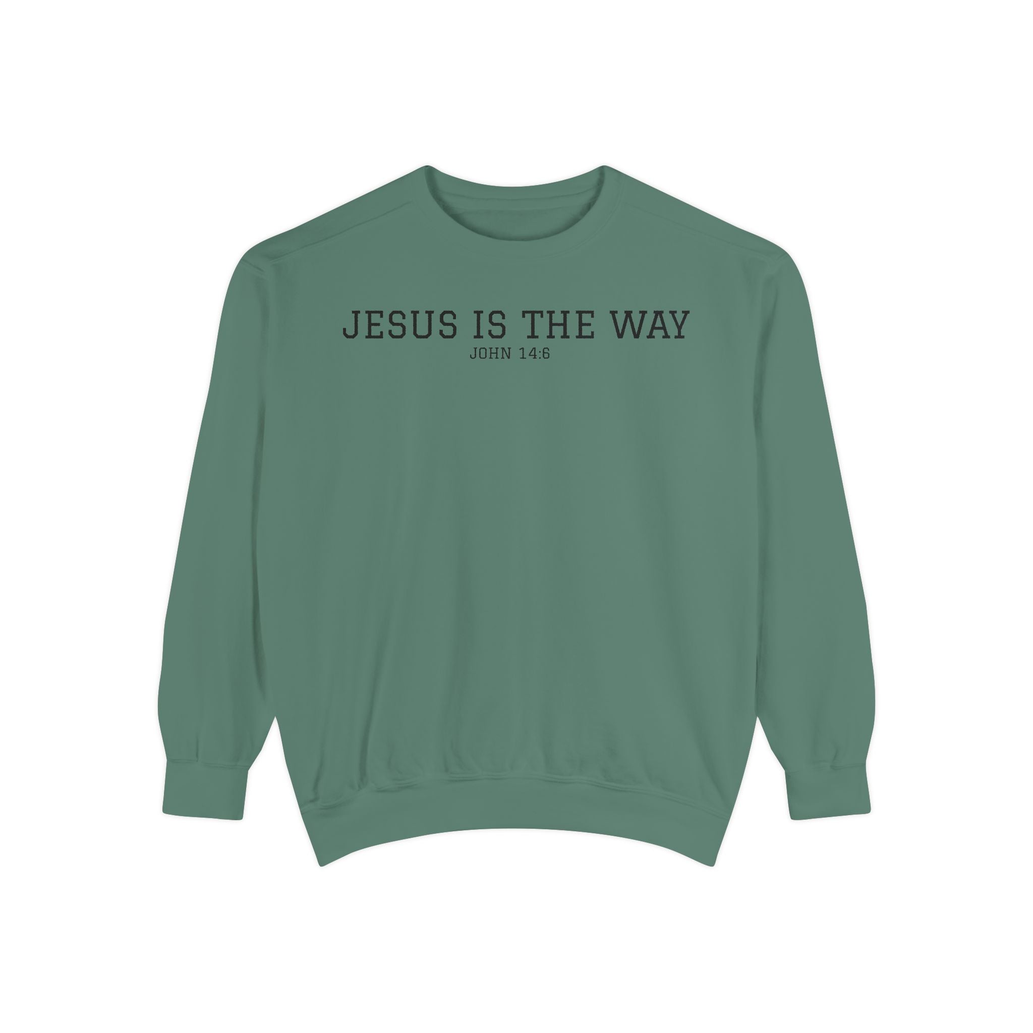 Jesus Is The Way Sweatshirt — Faith-Based Crewneck (John 14:6)