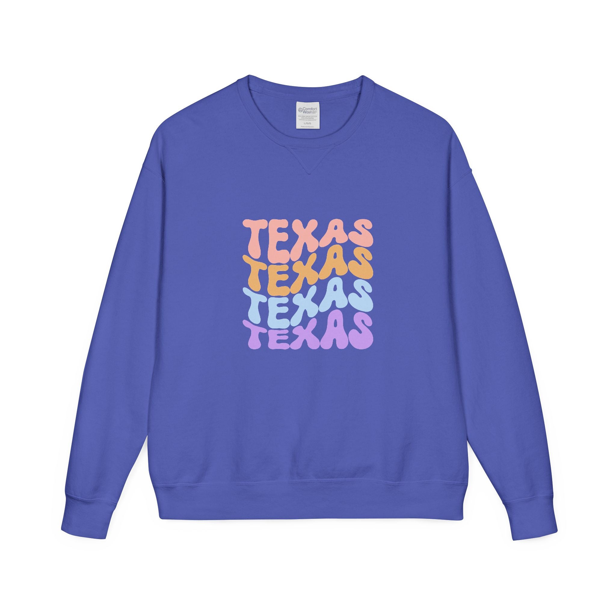 Texas Retro Stack Crewneck Sweatshirt