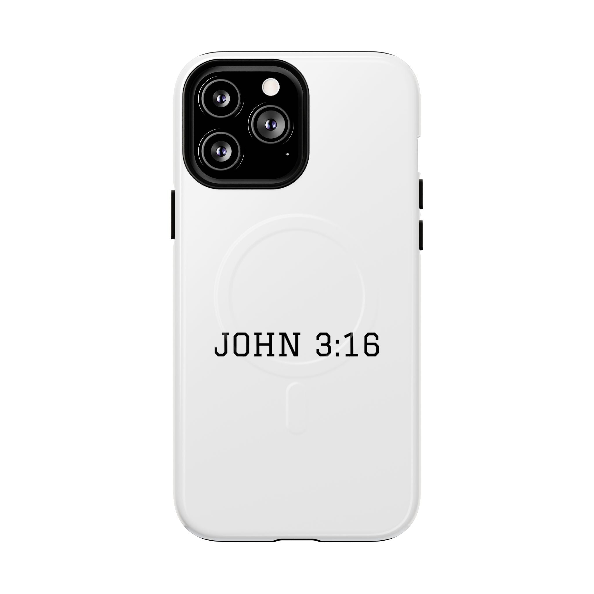 John 3:16 Tough Magnetic Phone Case Slim Protective Christian iPhone Cover