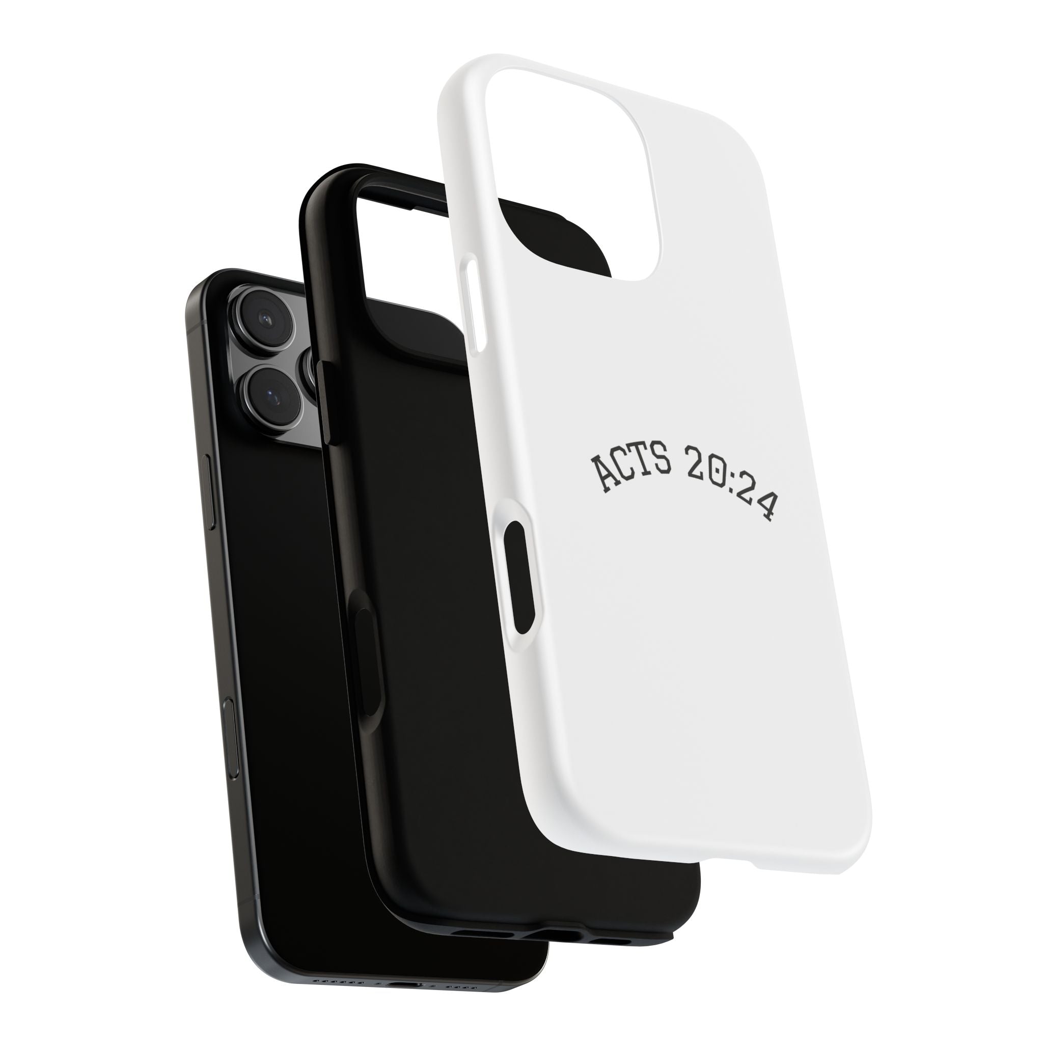 Acts 20:24 Phone Case — Minimal Christian Scripture Tough Case