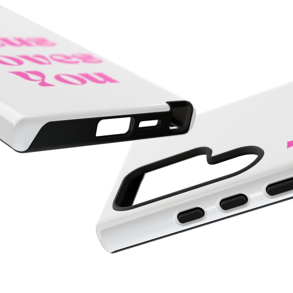 Jesus Loves You Phone Case — Pink Retro Christian Phone Cover