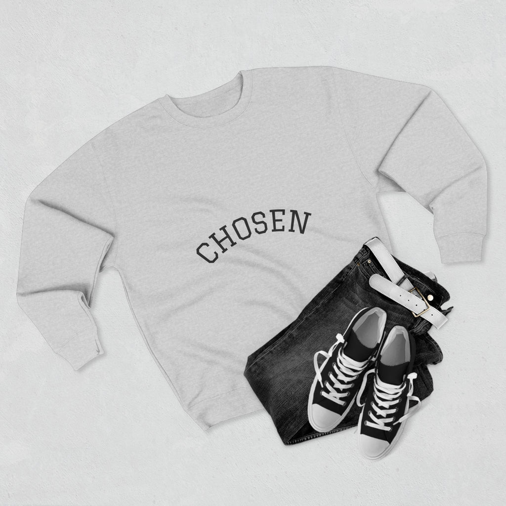 Chosen Crewneck Sweatshirt — Minimal Arch Logo Pullover