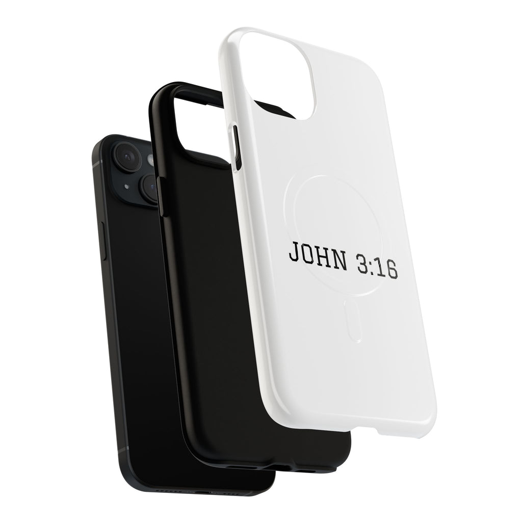 John 3:16 Tough Magnetic Phone Case Slim Protective Christian iPhone Cover
