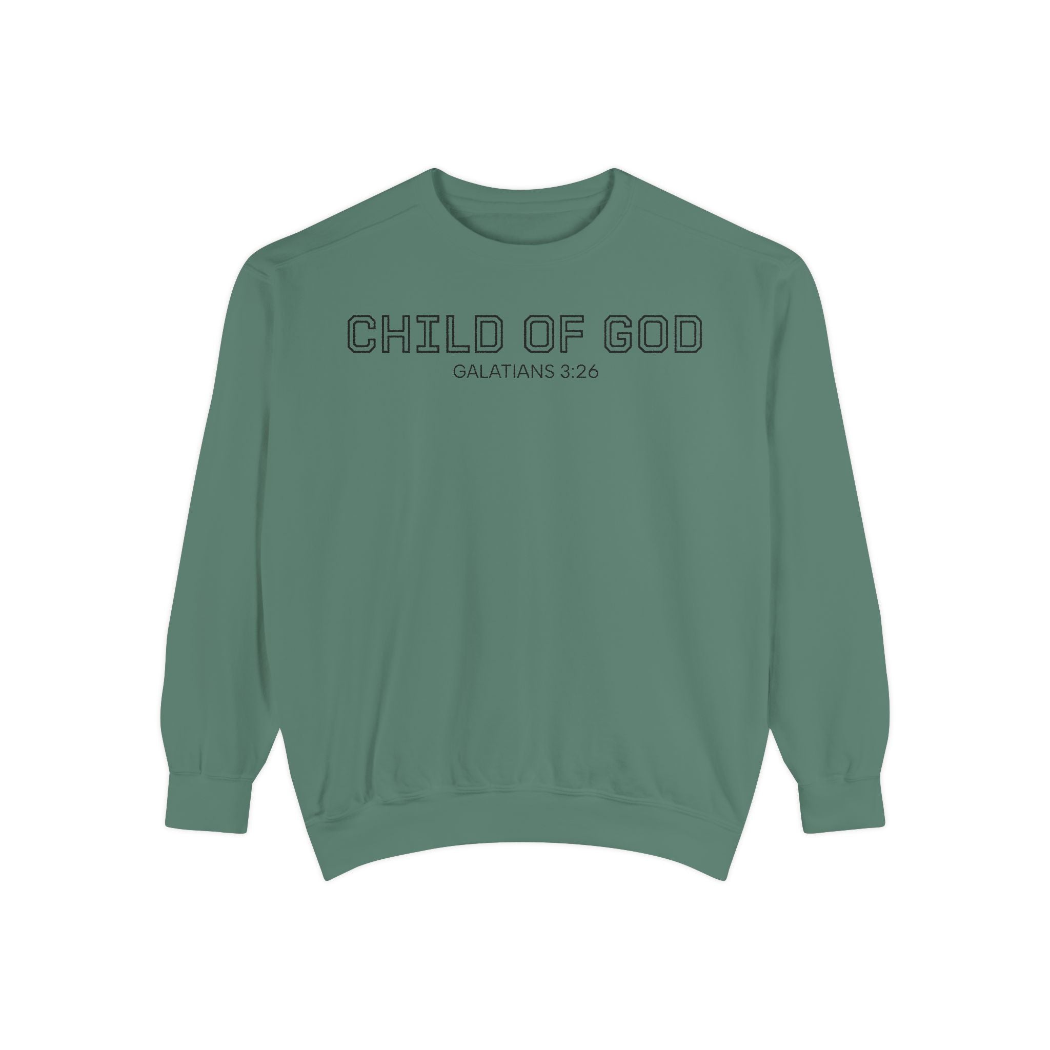 Child of God Men's Sweatshirt Christian Faith Graphic Crewneck