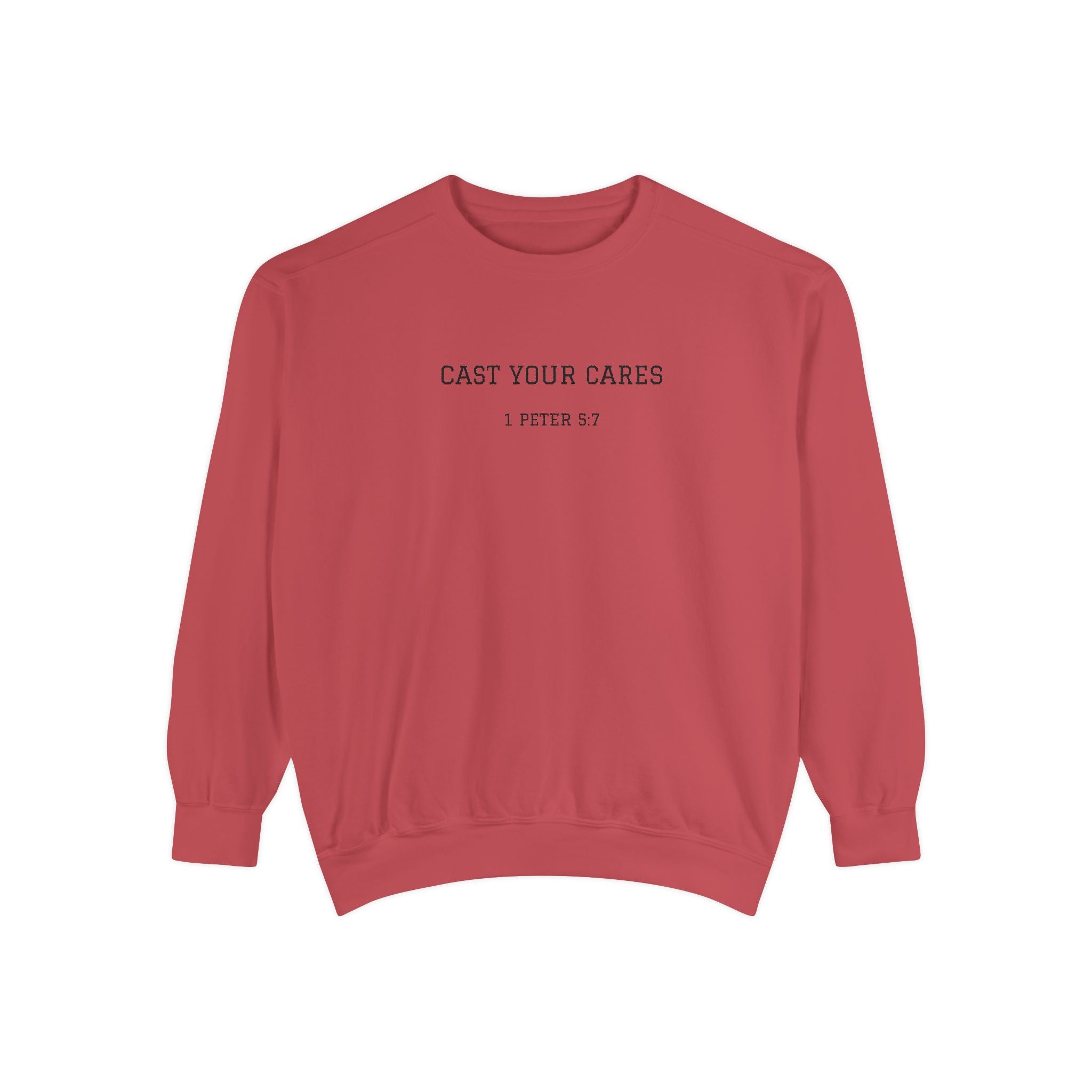 Cast Your Cares Sweatshirt — Comfort with Encouragement ]
