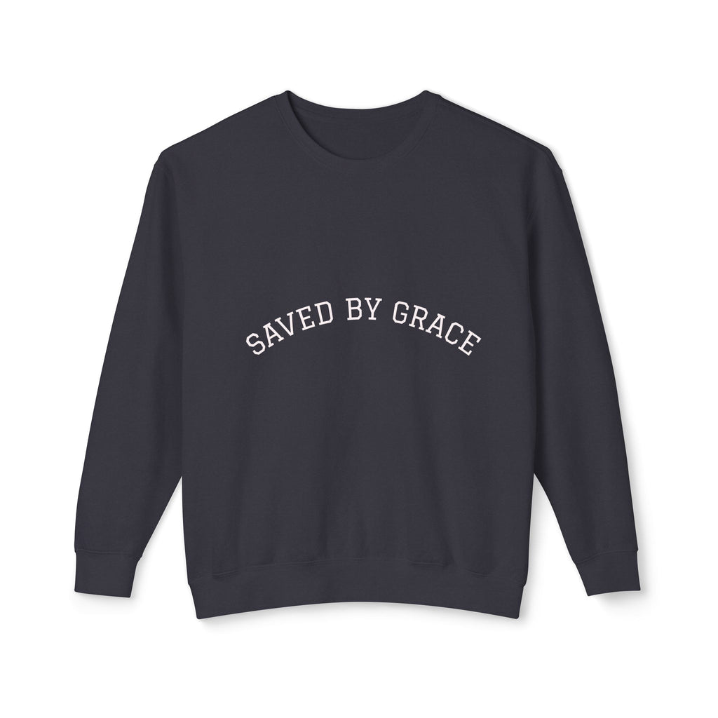 Saved by Grace Sweatshirt Christian Faith Crewneck