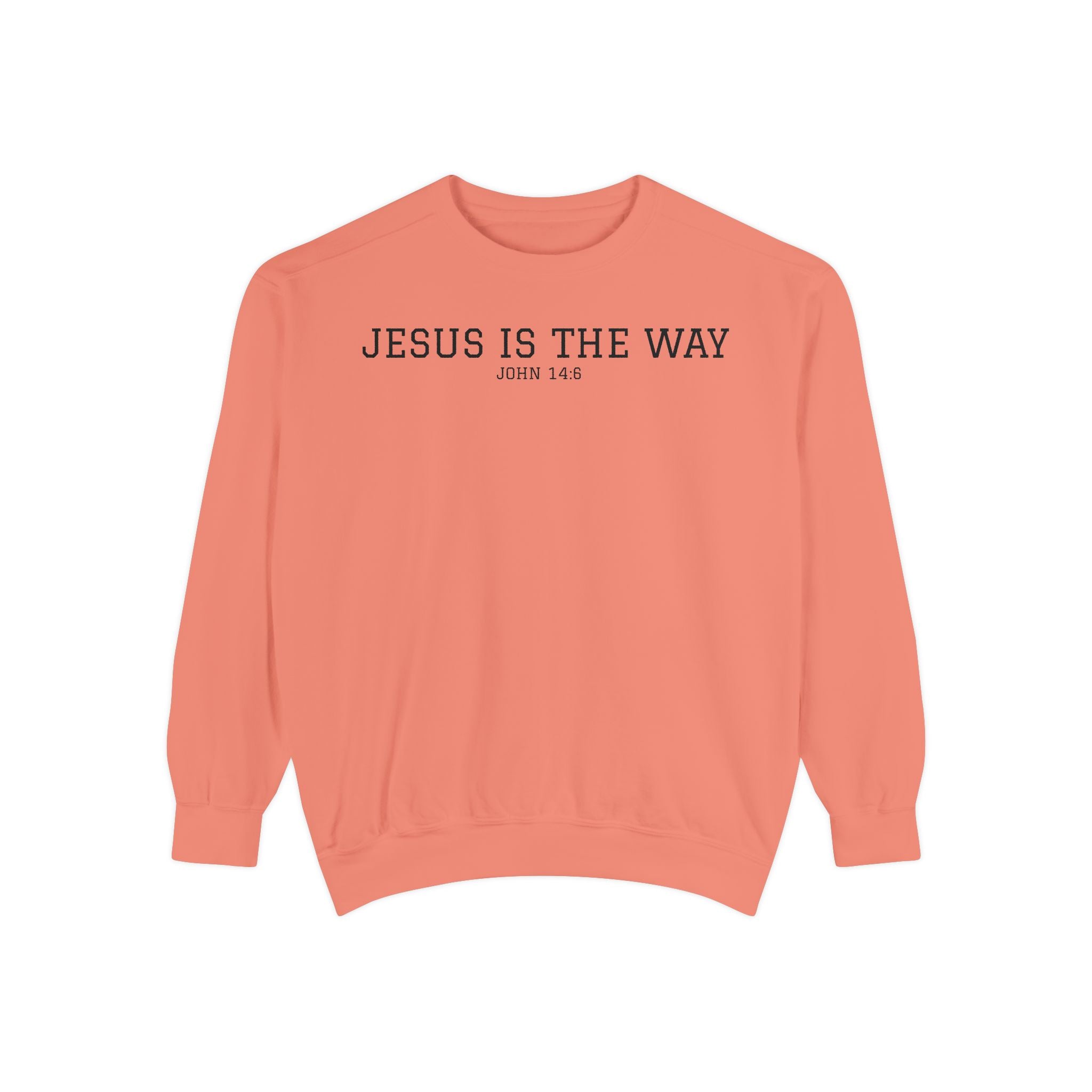 Jesus Is The Way Sweatshirt — Faith-Based Crewneck (John 14:6)