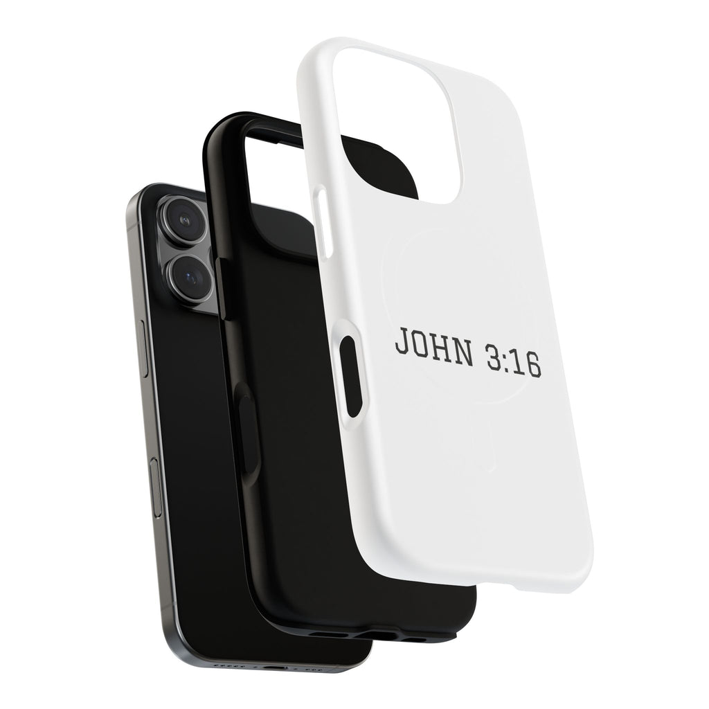 John 3:16 Tough Magnetic Phone Case Slim Protective Christian iPhone Cover