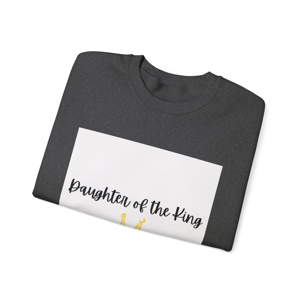 Daughter of the King Sweatshirt – Christian Crown Crewneck