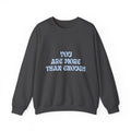 Inspirational Crewneck Sweatshirt - "You Are More Than Enough" Pastel Affirmation