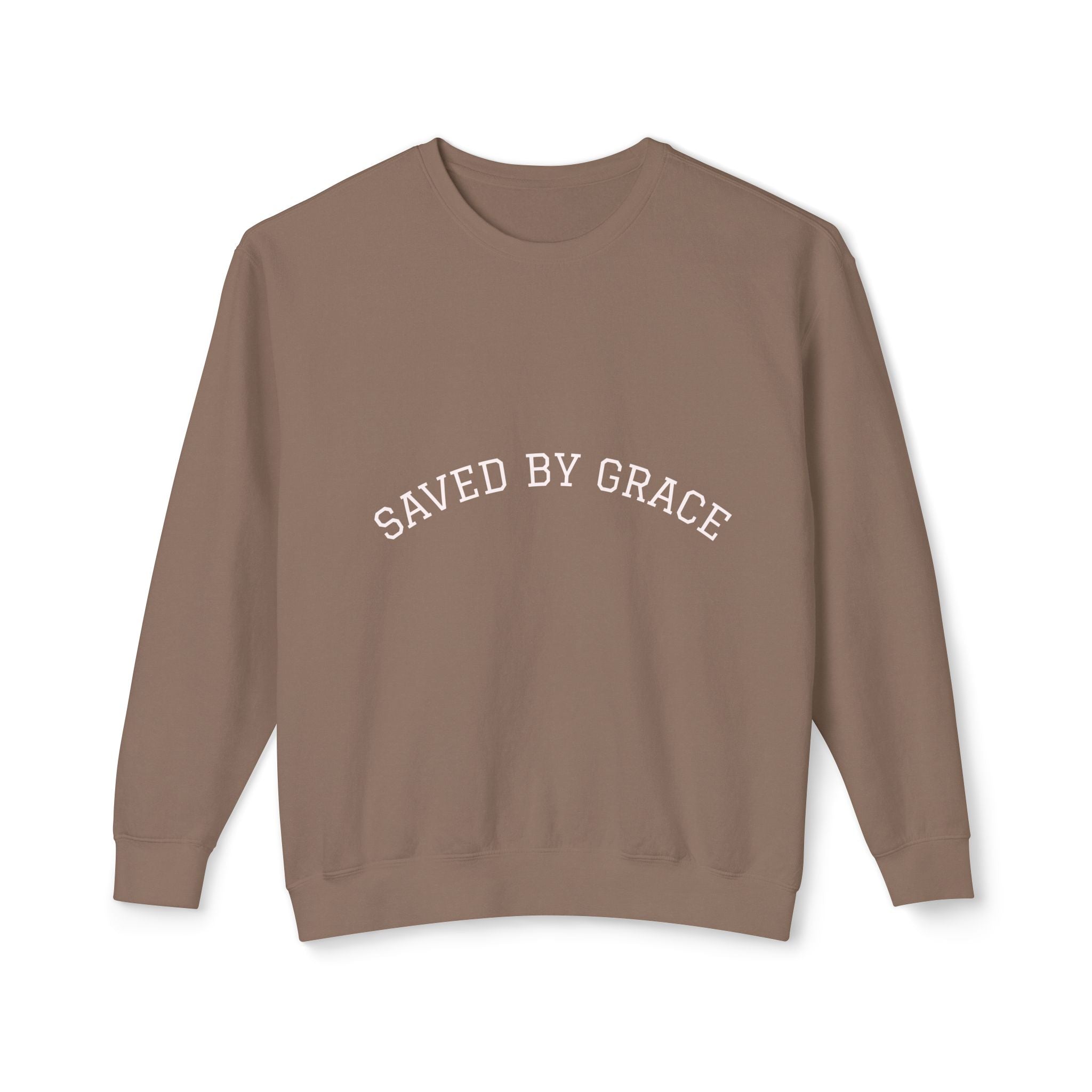 Saved by Grace Sweatshirt Christian Faith Crewneck