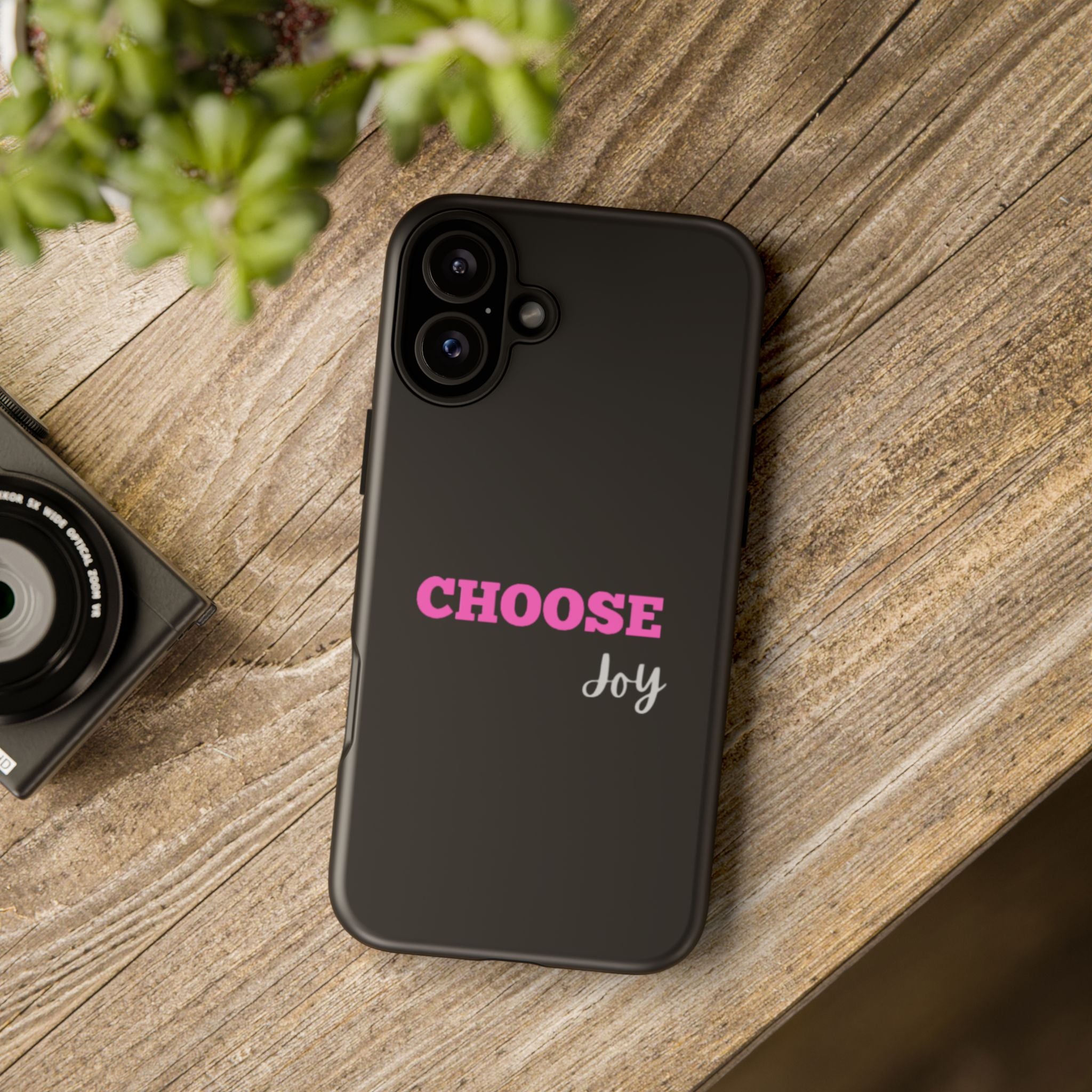 Choose Joy phone case | inspirational text iPhone case