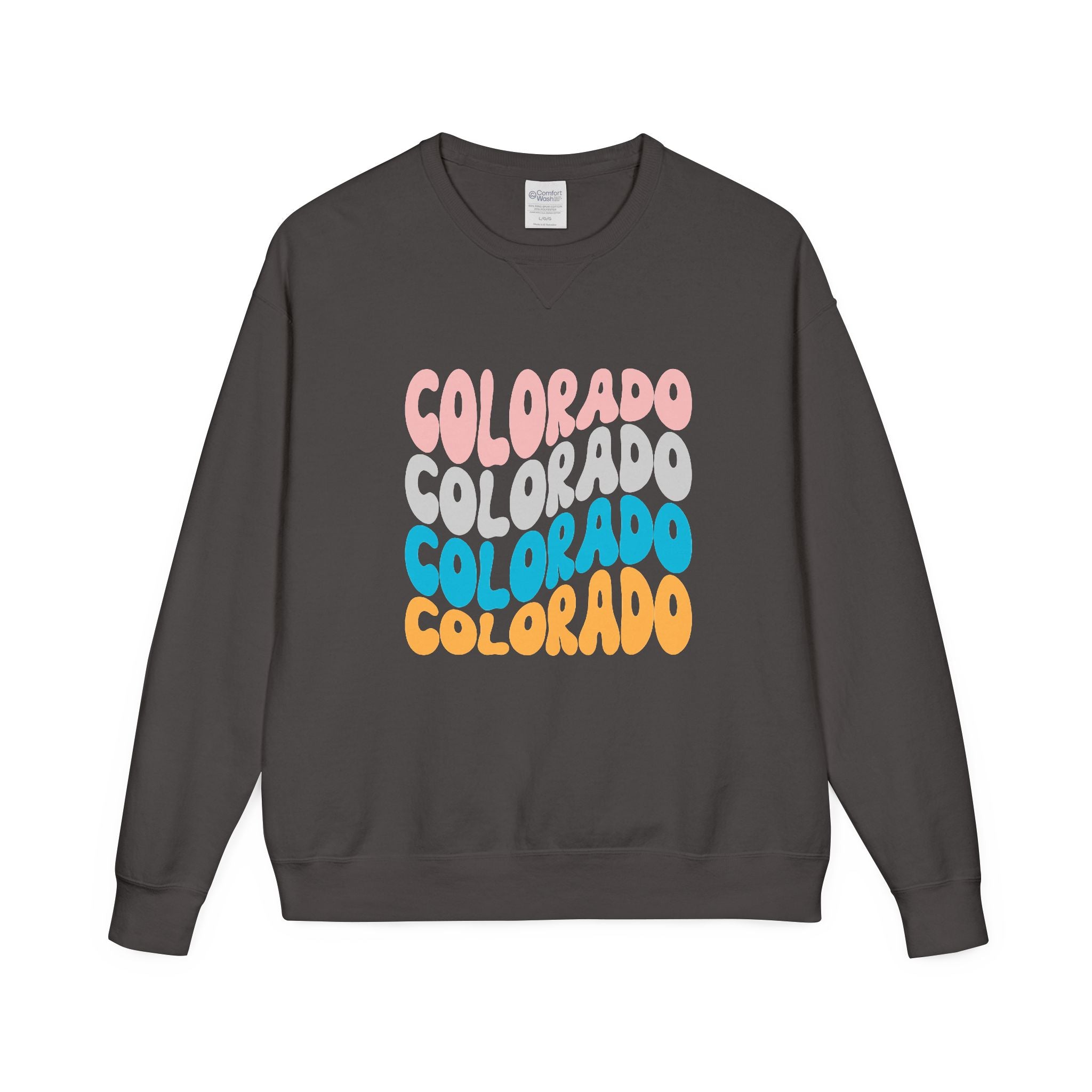 Colorado Retro Stack Crewneck Sweatshirt