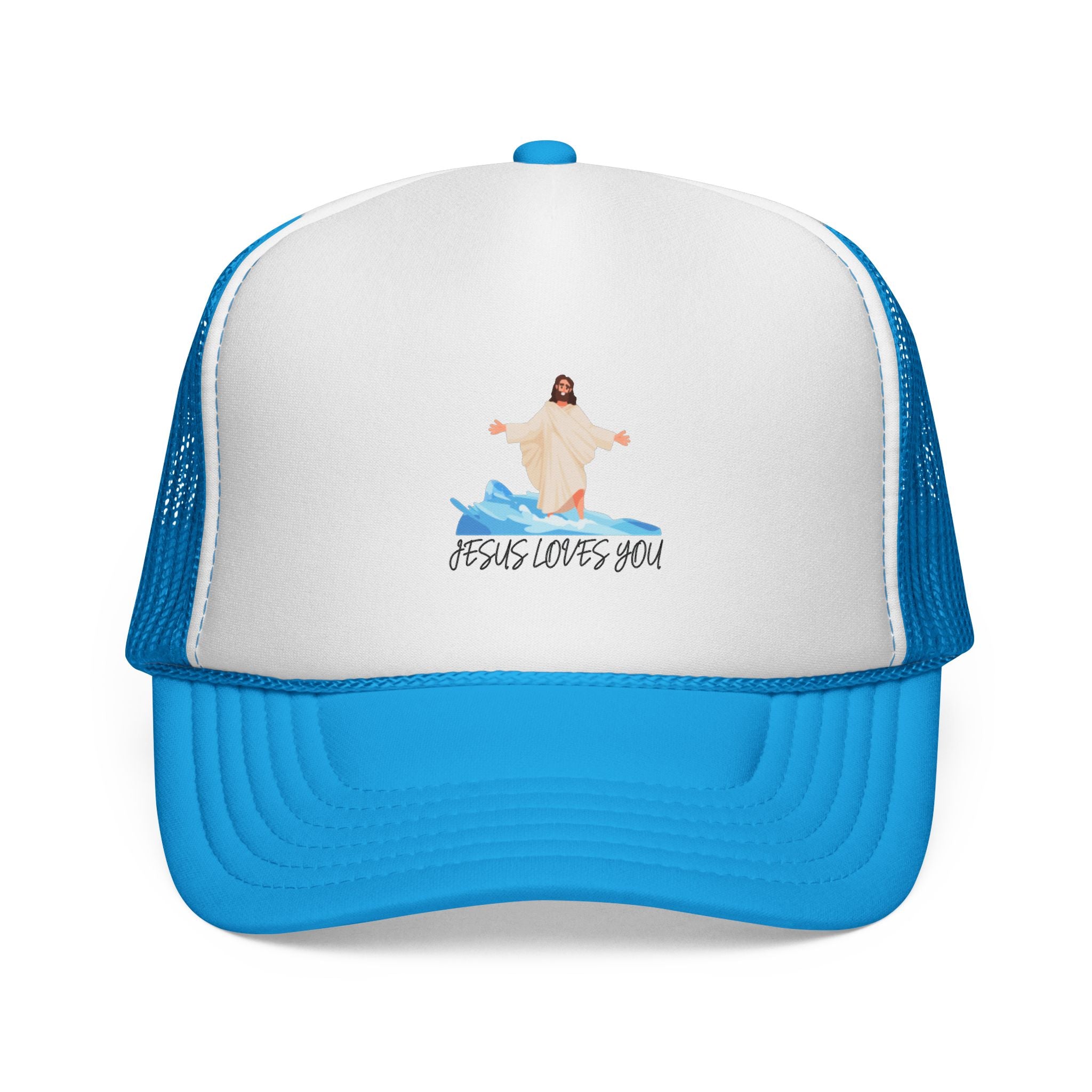 Jesus Loves You Trucker Cap | Religious Faith Christian Hat