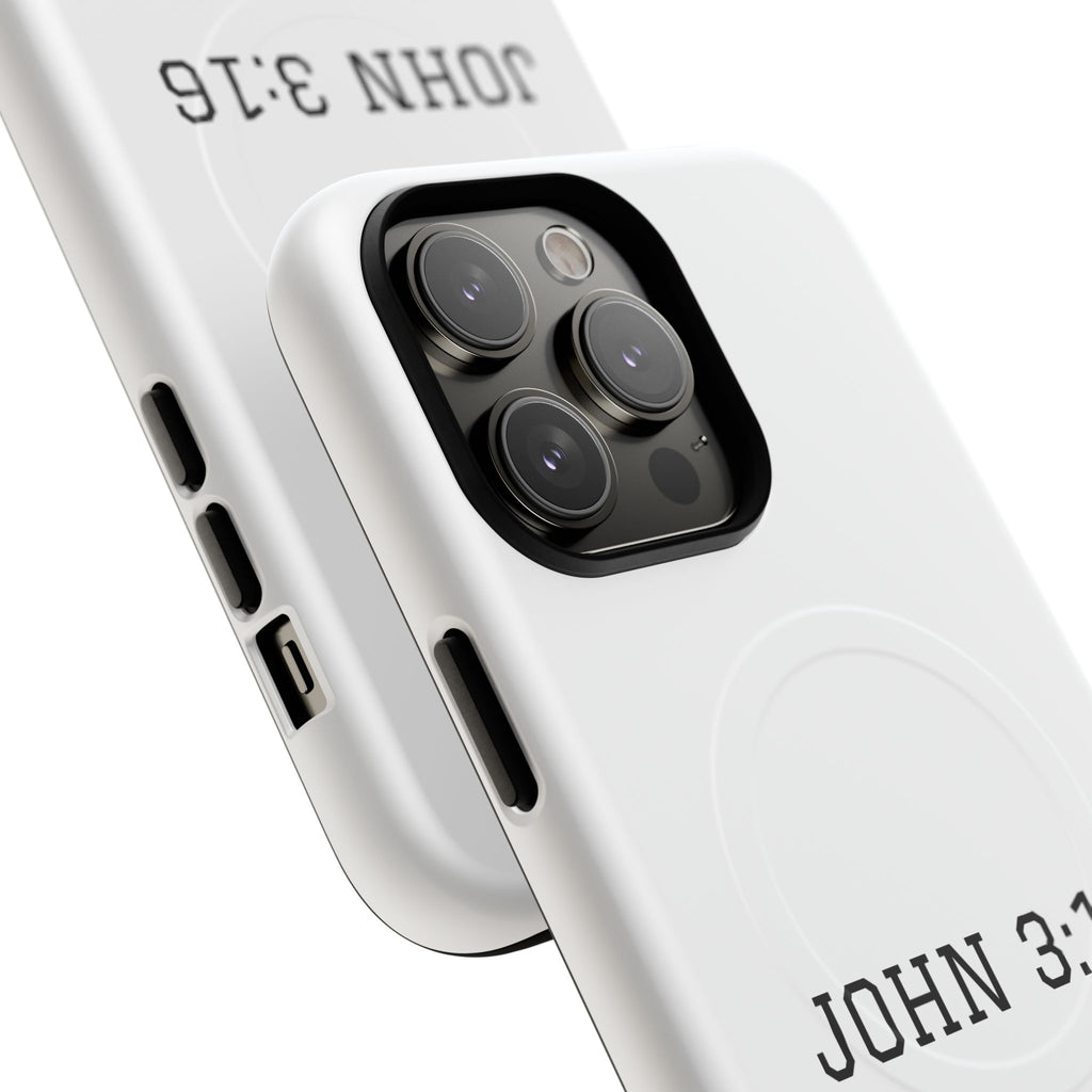 John 3:16 Tough Magnetic Phone Case Slim Protective Christian iPhone Cover