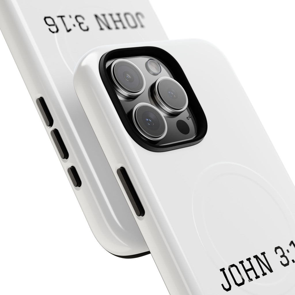 John 3:16 Tough Magnetic Phone Case Slim Protective Christian iPhone Cover