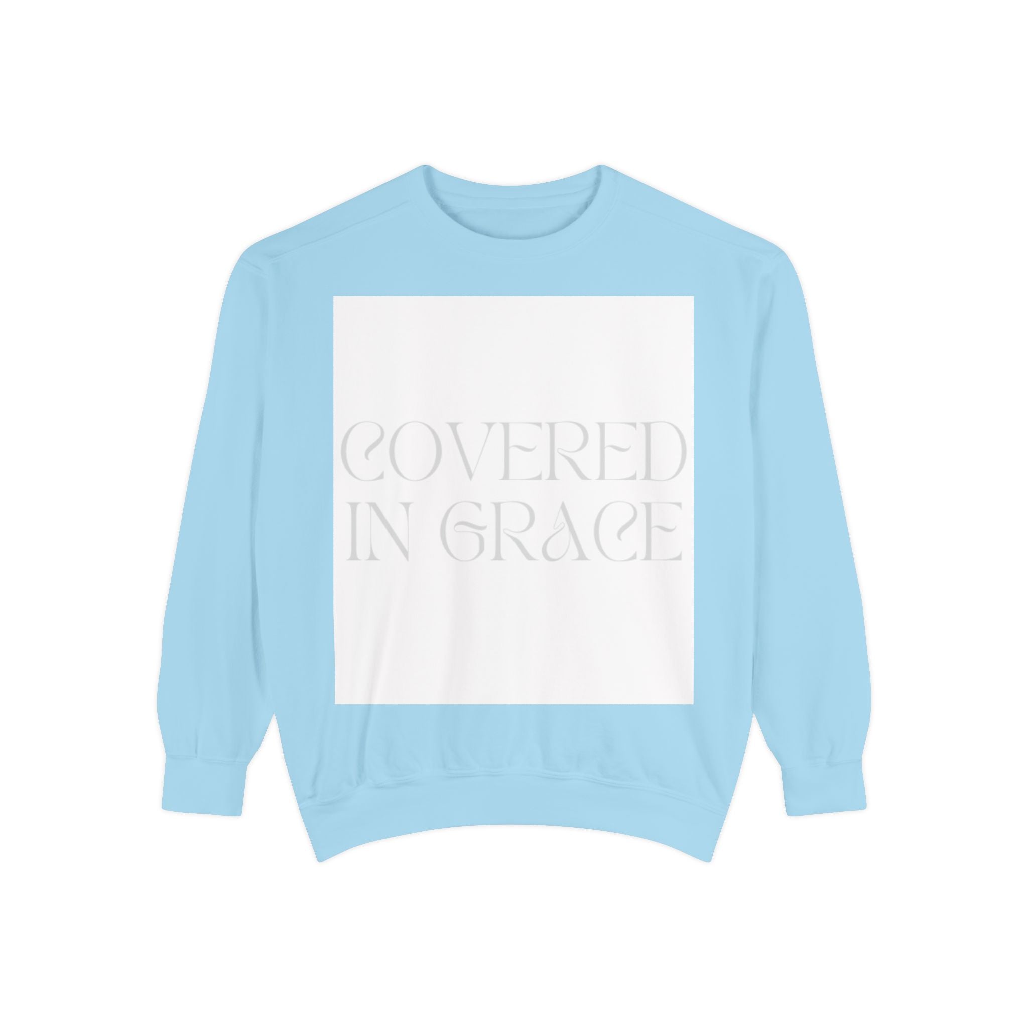 Covered in Grace Sweatshirt — Inspirational Christian Crewneck
