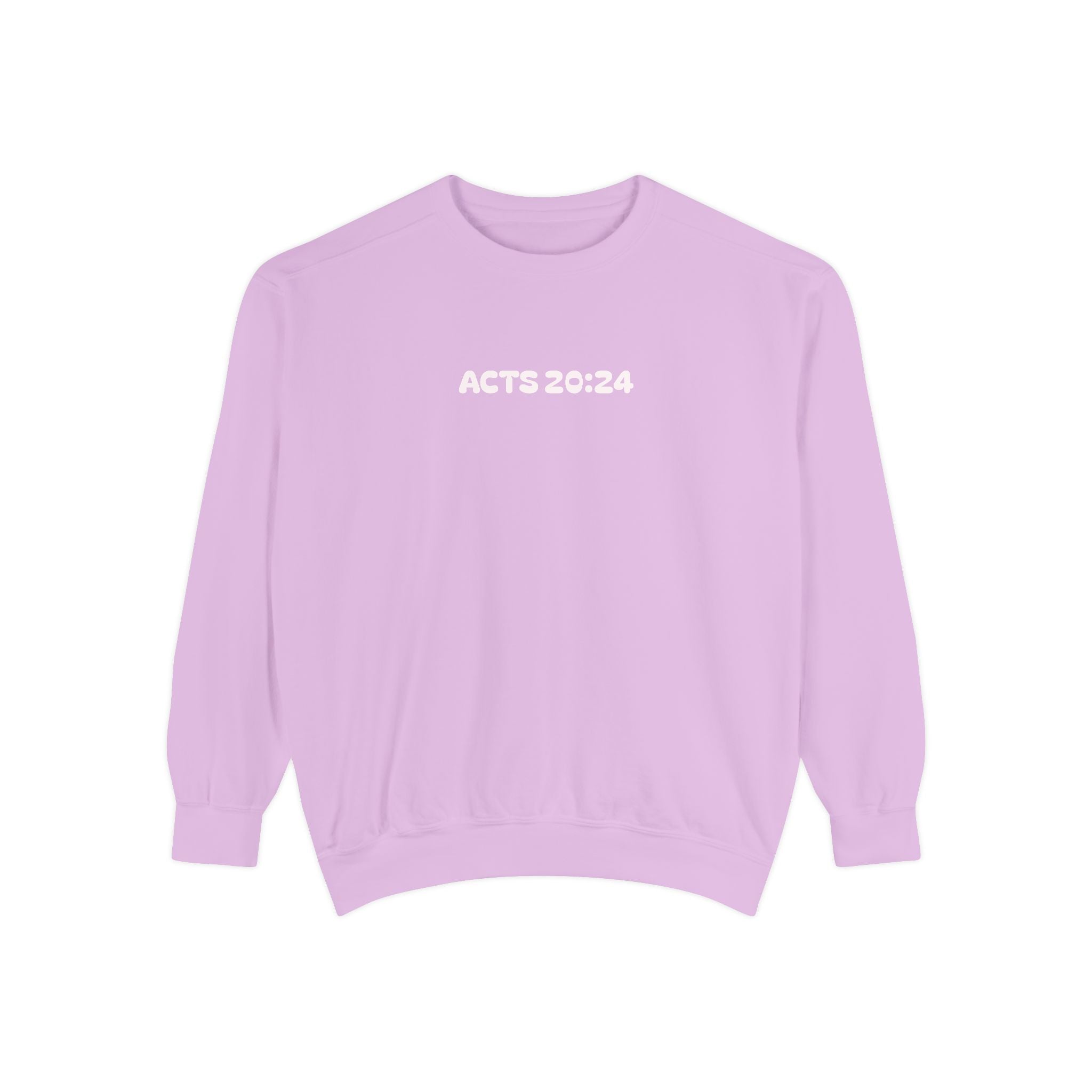 Acts 20:24 Inspirational Crewneck — Live for What Matters