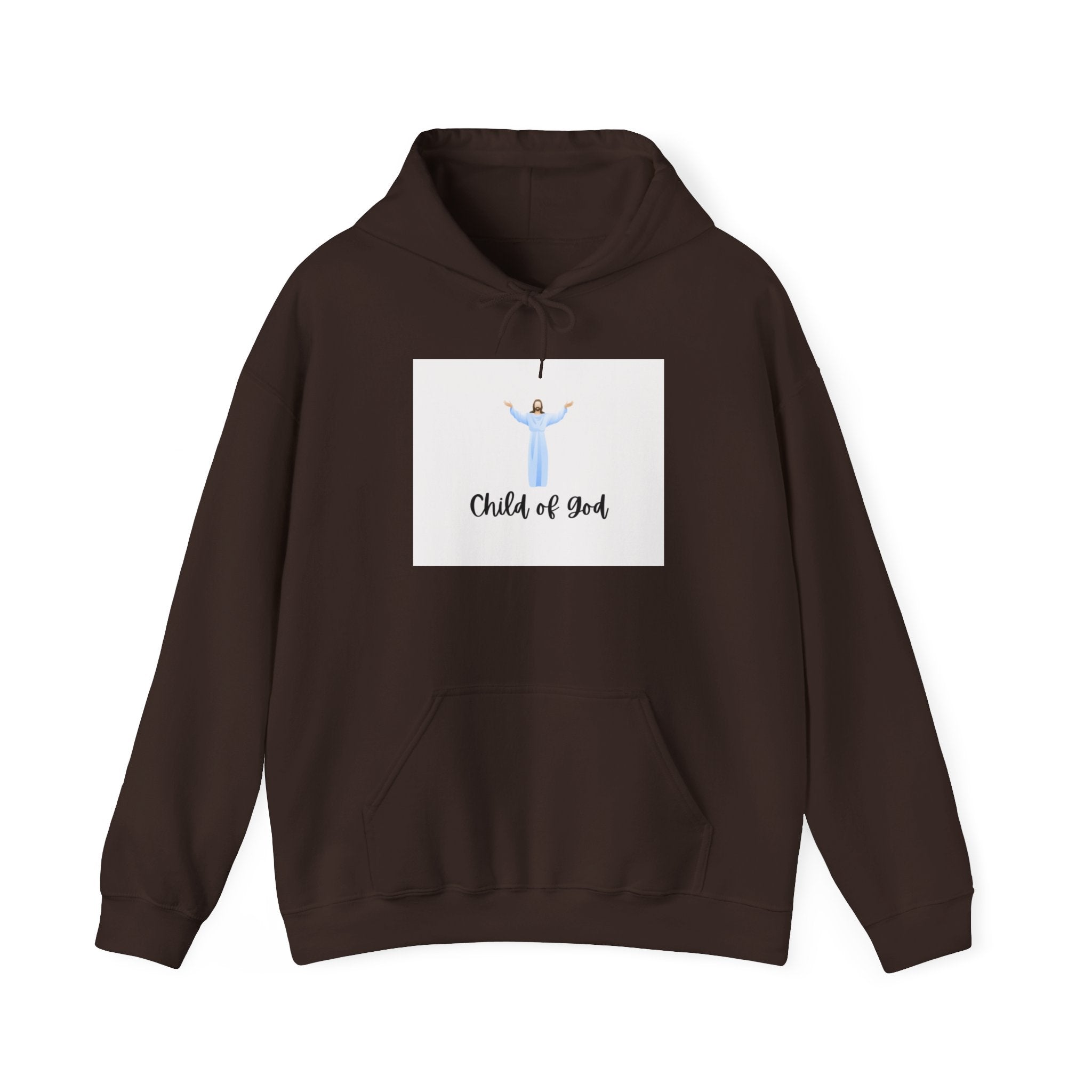 Child of God Hoodie – Christian Faith Sweatshirt with Jesus Illustration
