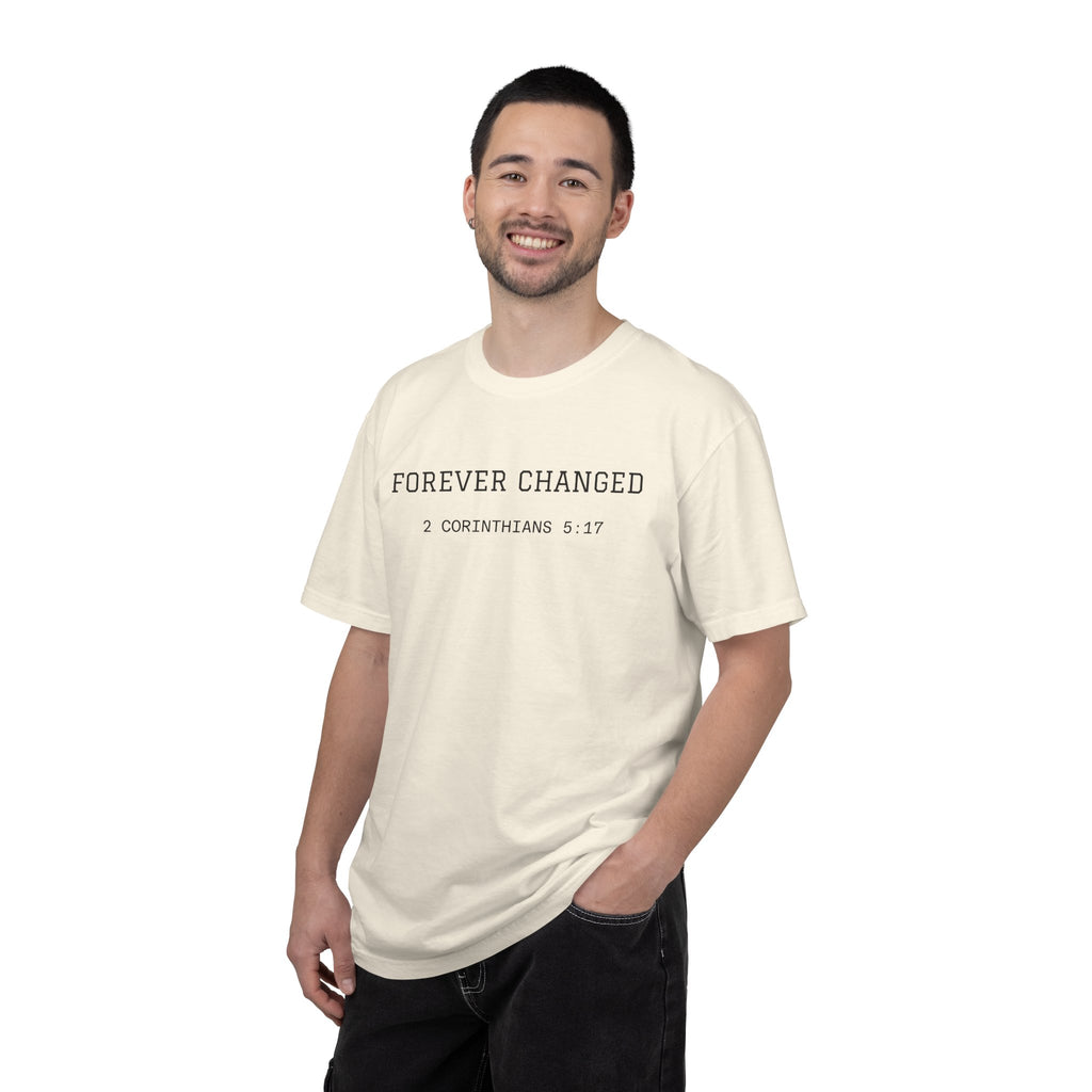 Forever Changed Men's T-Shirt — Minimalist Inspirational Graphic Tee