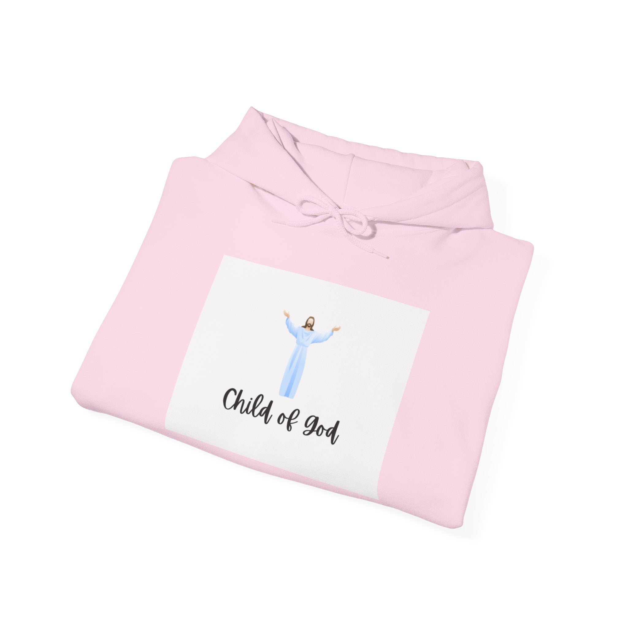 Child of God Hoodie – Christian Faith Sweatshirt with Jesus Illustration