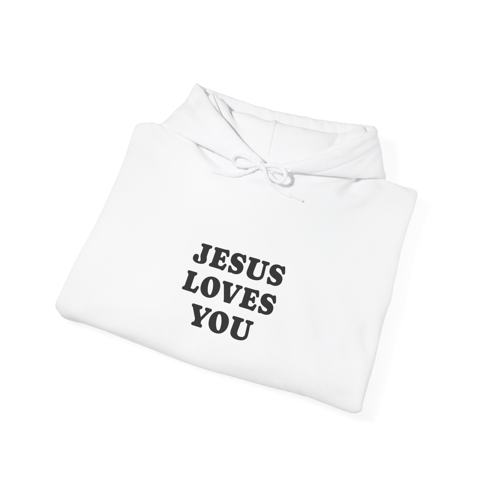 Jesus Loves You Hoodie  Faith-Inspired Christian Pullover
