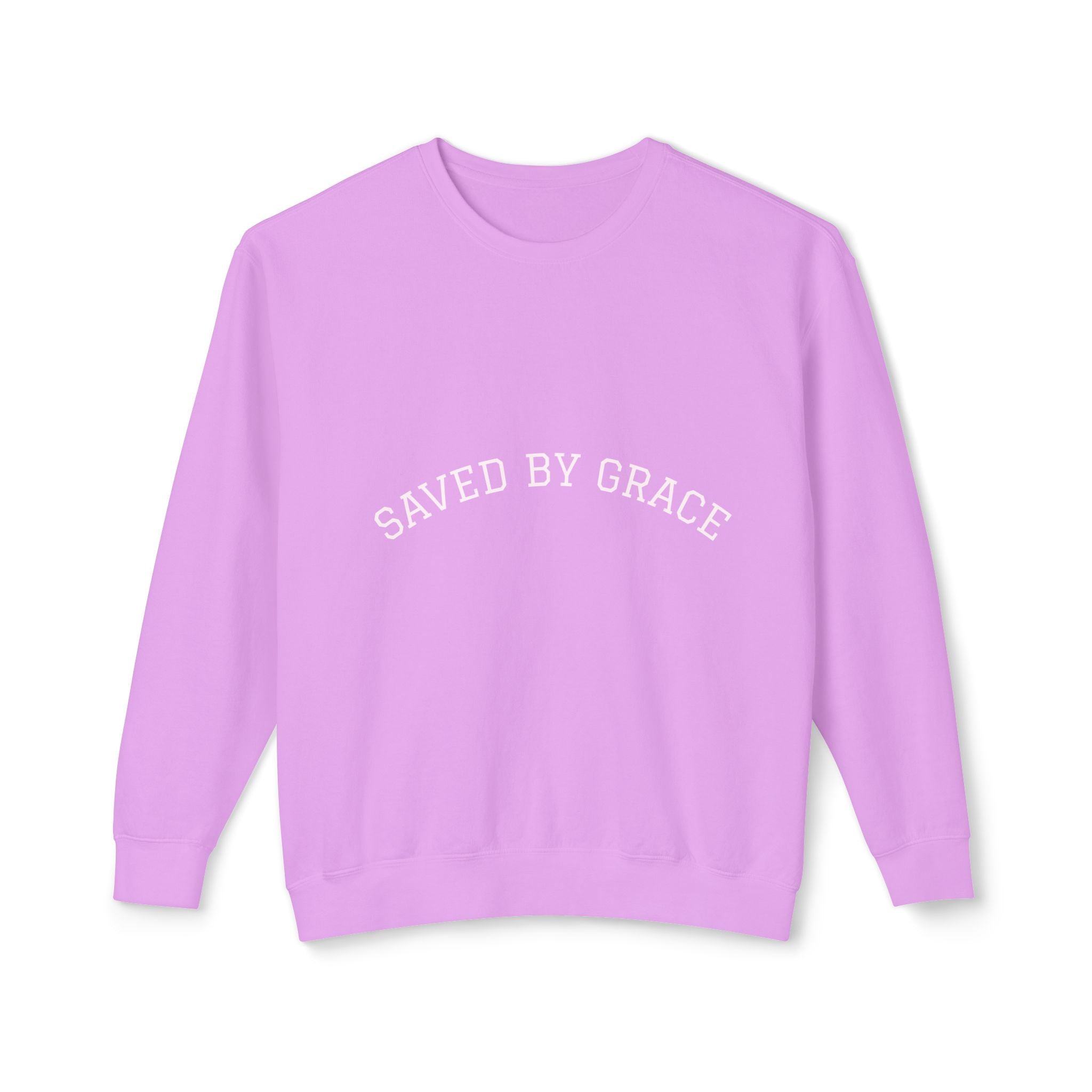 Saved by Grace Sweatshirt Christian Faith Crewneck