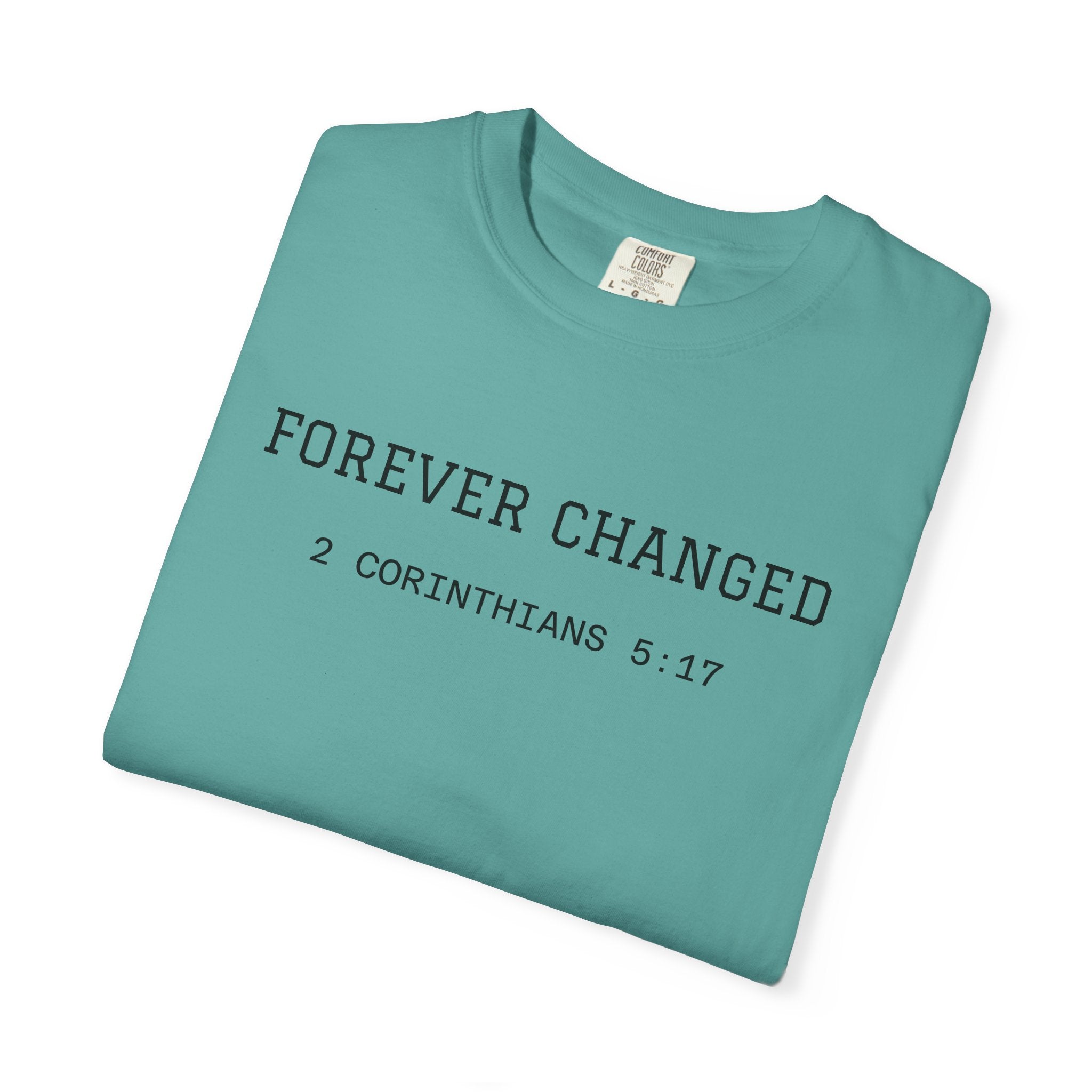 Forever Changed Men's T-Shirt — Minimalist Inspirational Graphic Tee
