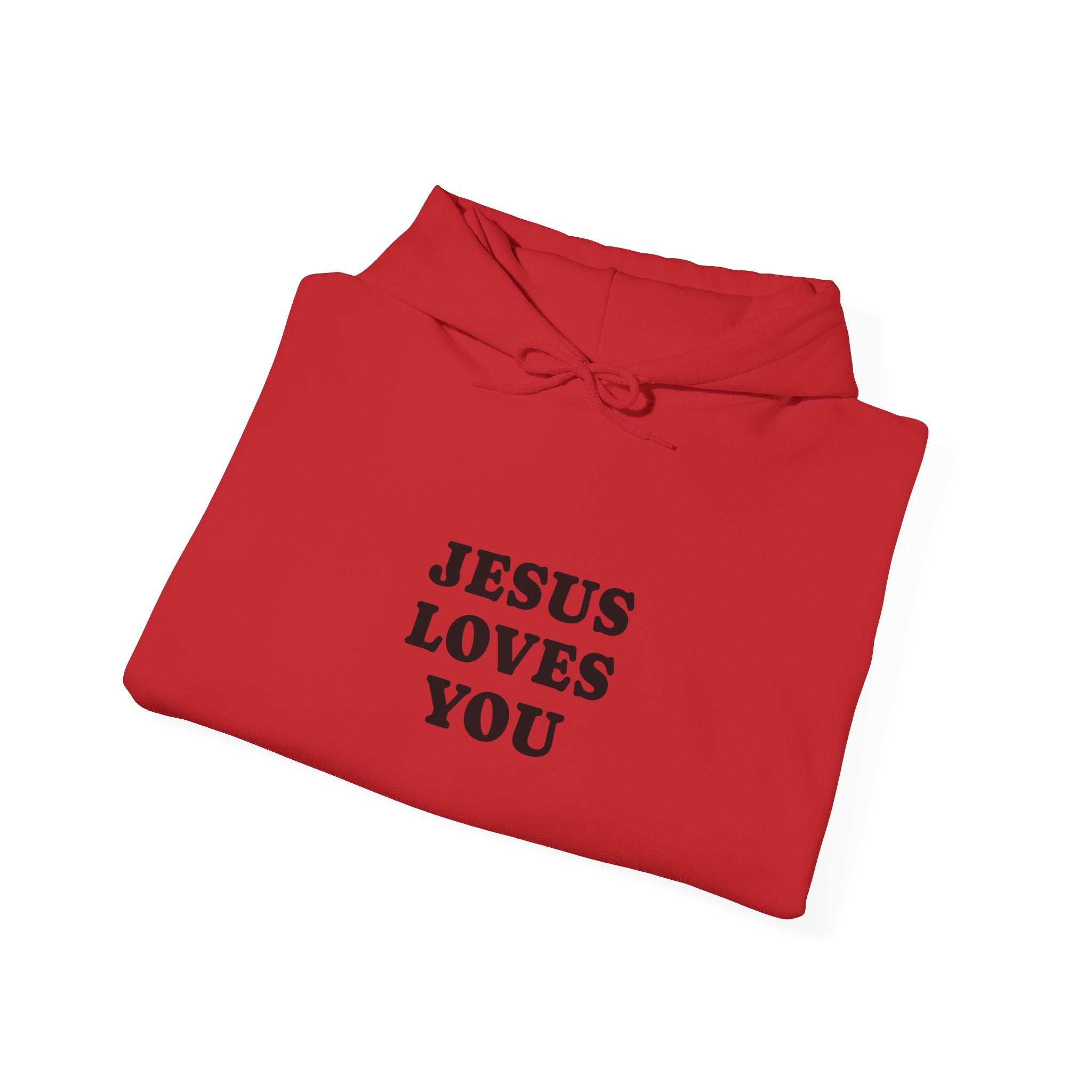 Jesus Loves You Hoodie  Faith-Inspired Christian Pullover