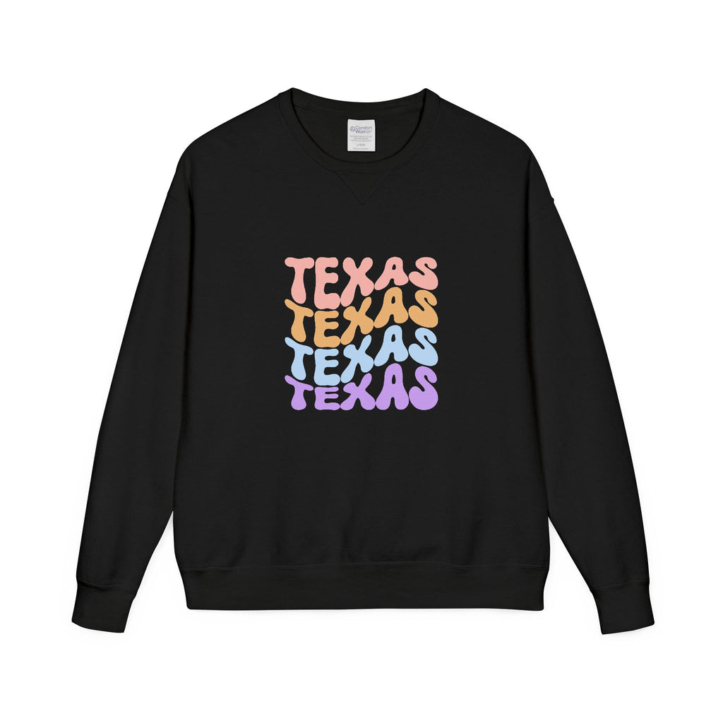 Texas Retro Stack Crewneck Sweatshirt