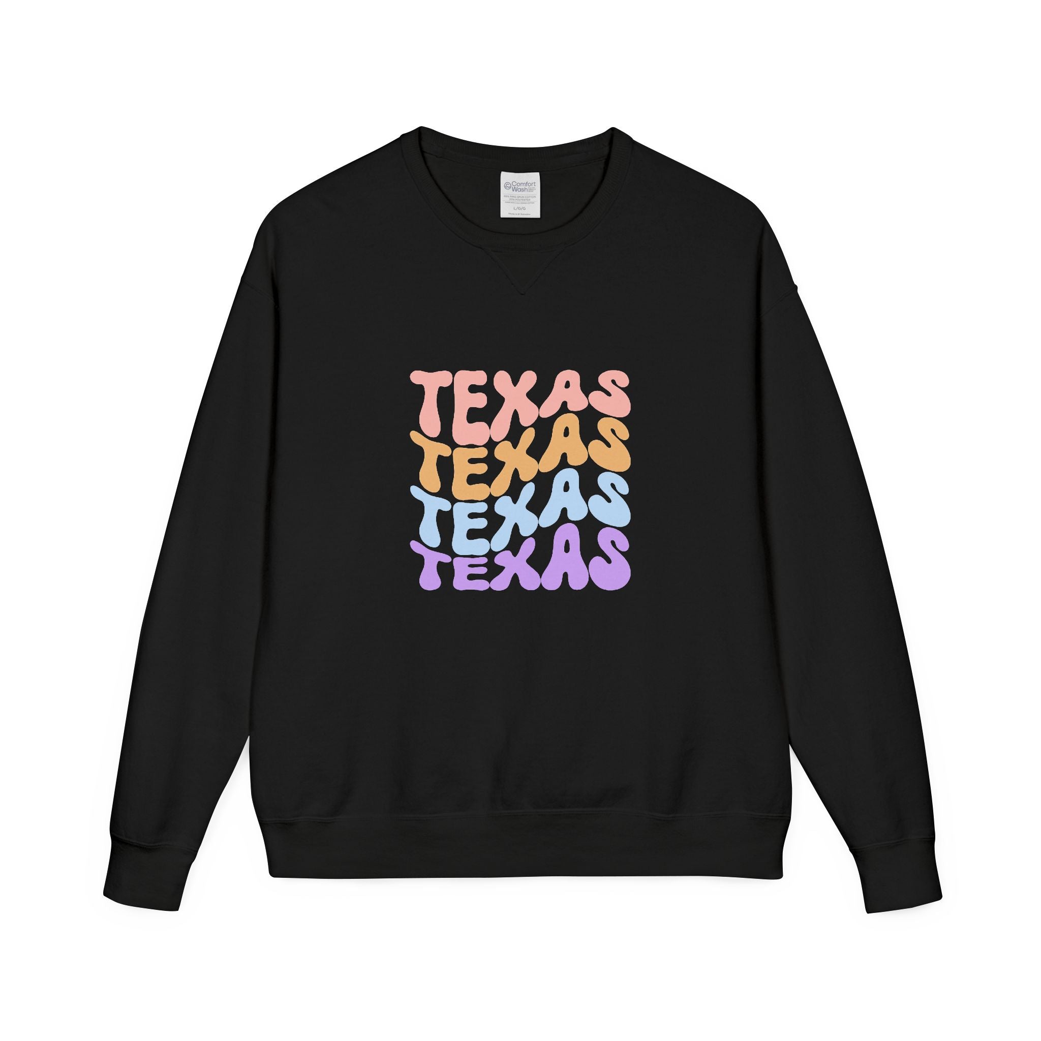 Texas Retro Stack Crewneck Sweatshirt