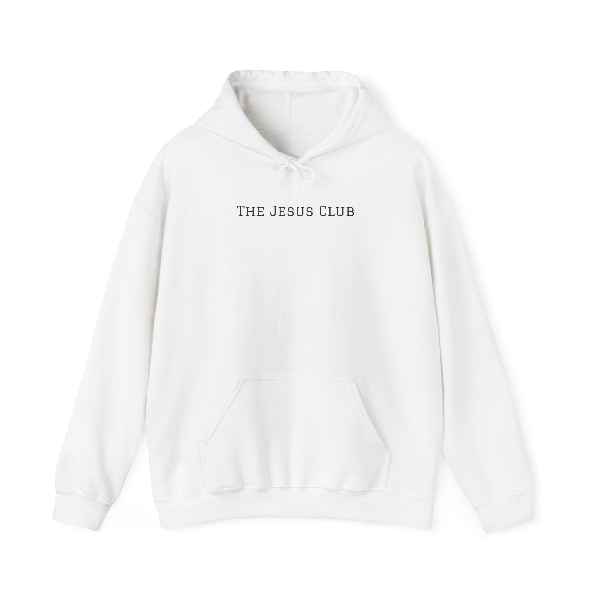 Hoodie - “The Jesus Club” Minimalist Christian Pullover